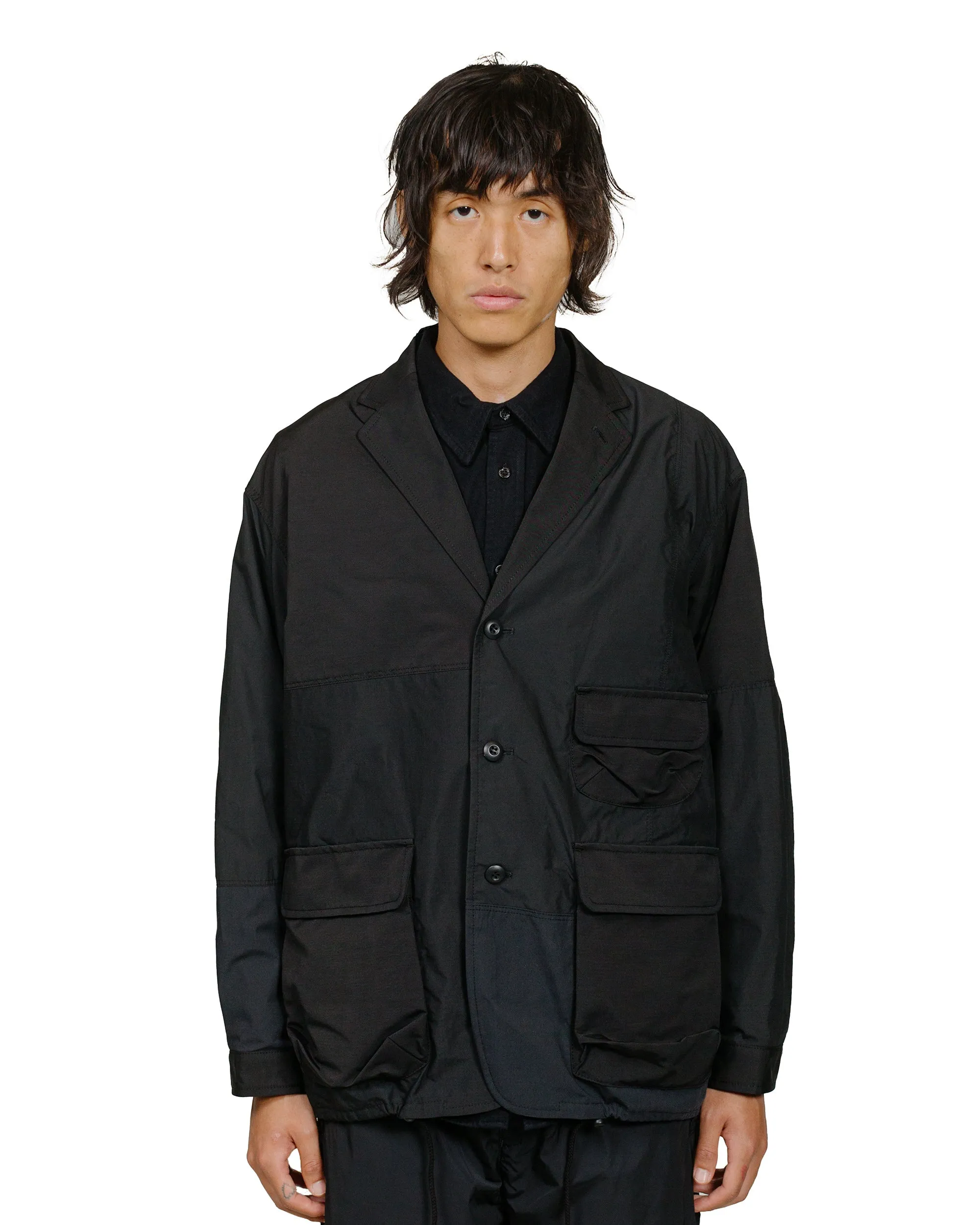 Comme des Garçons HOMME Patchwork Sports Jacket Black Mix