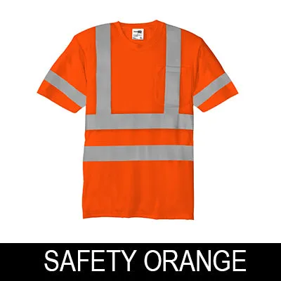 CornerStone Short-Sleeve Hi-Vis T-Shirt, ANSI 107 Class 3