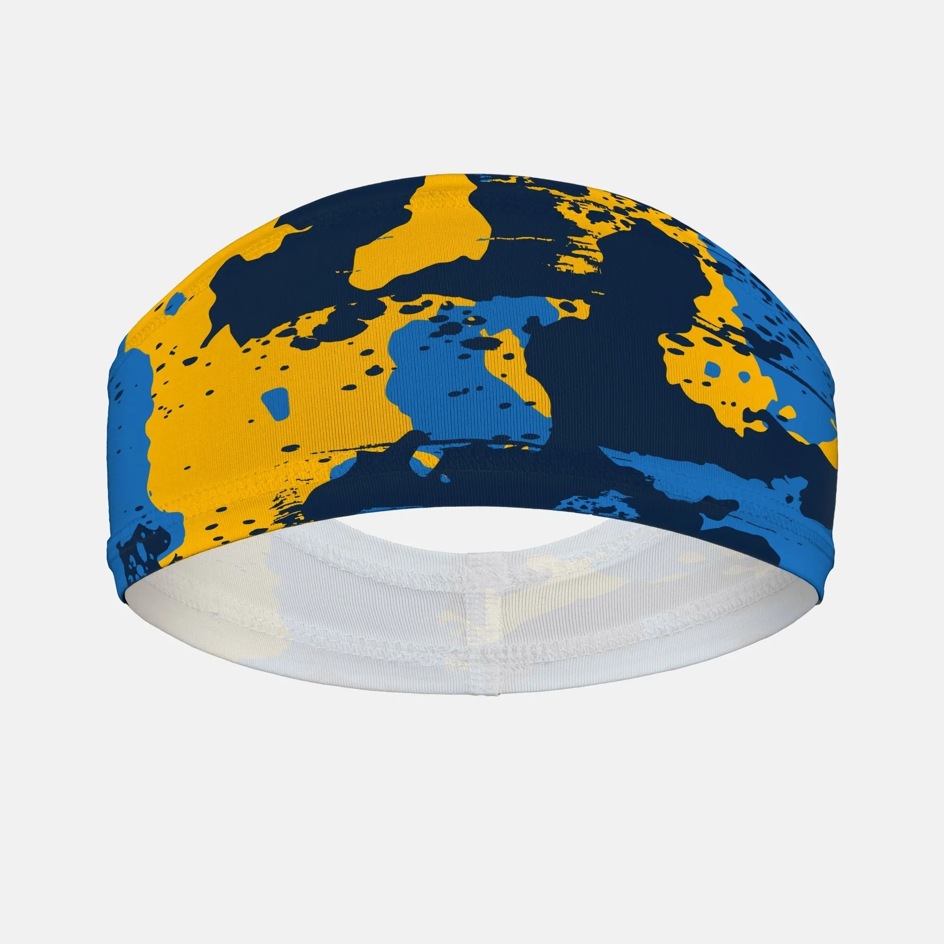 Corrosive Blue Navy Yellow Skull Wrap