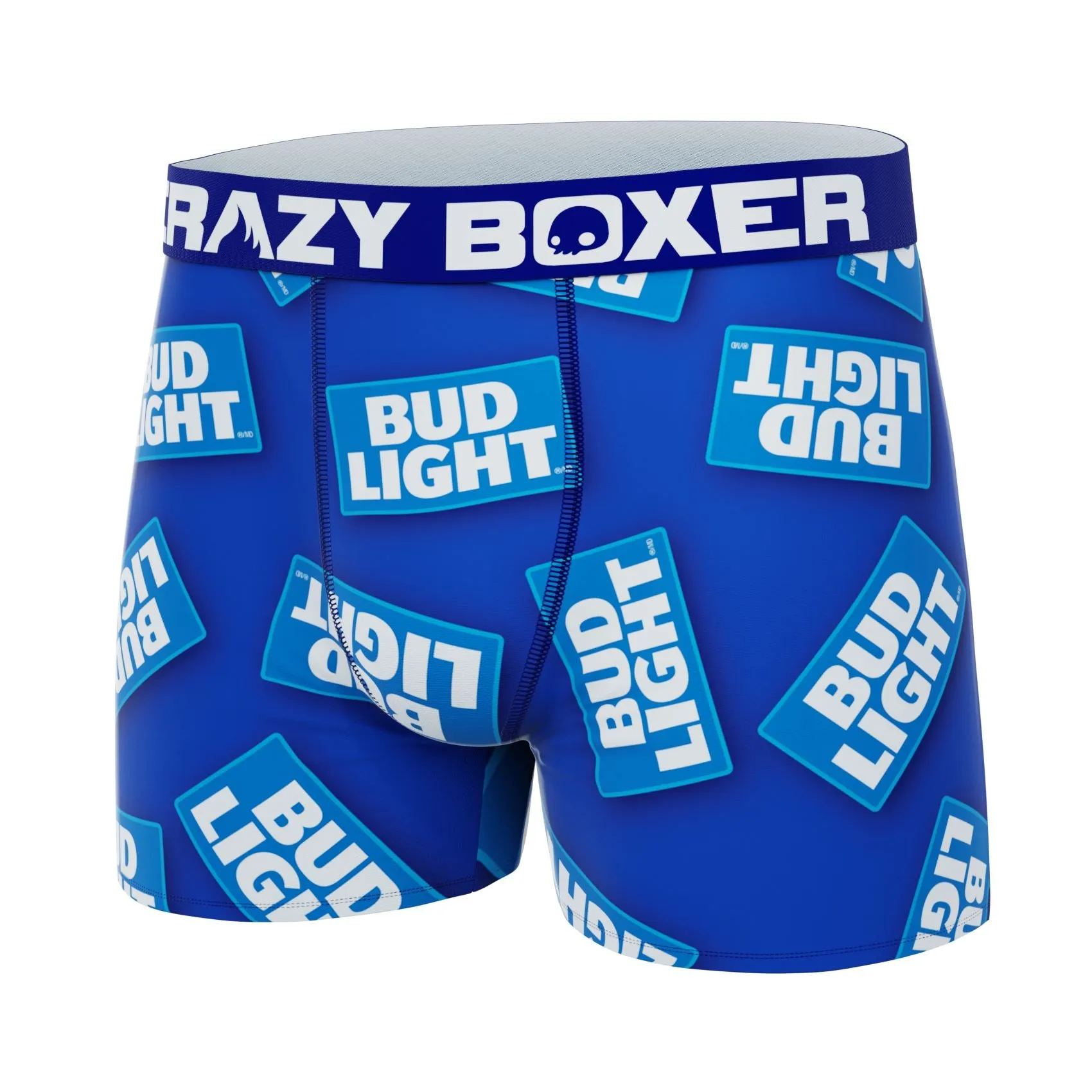 CRAZYBOXER Bud Light Logo Men's Boxer Briefs