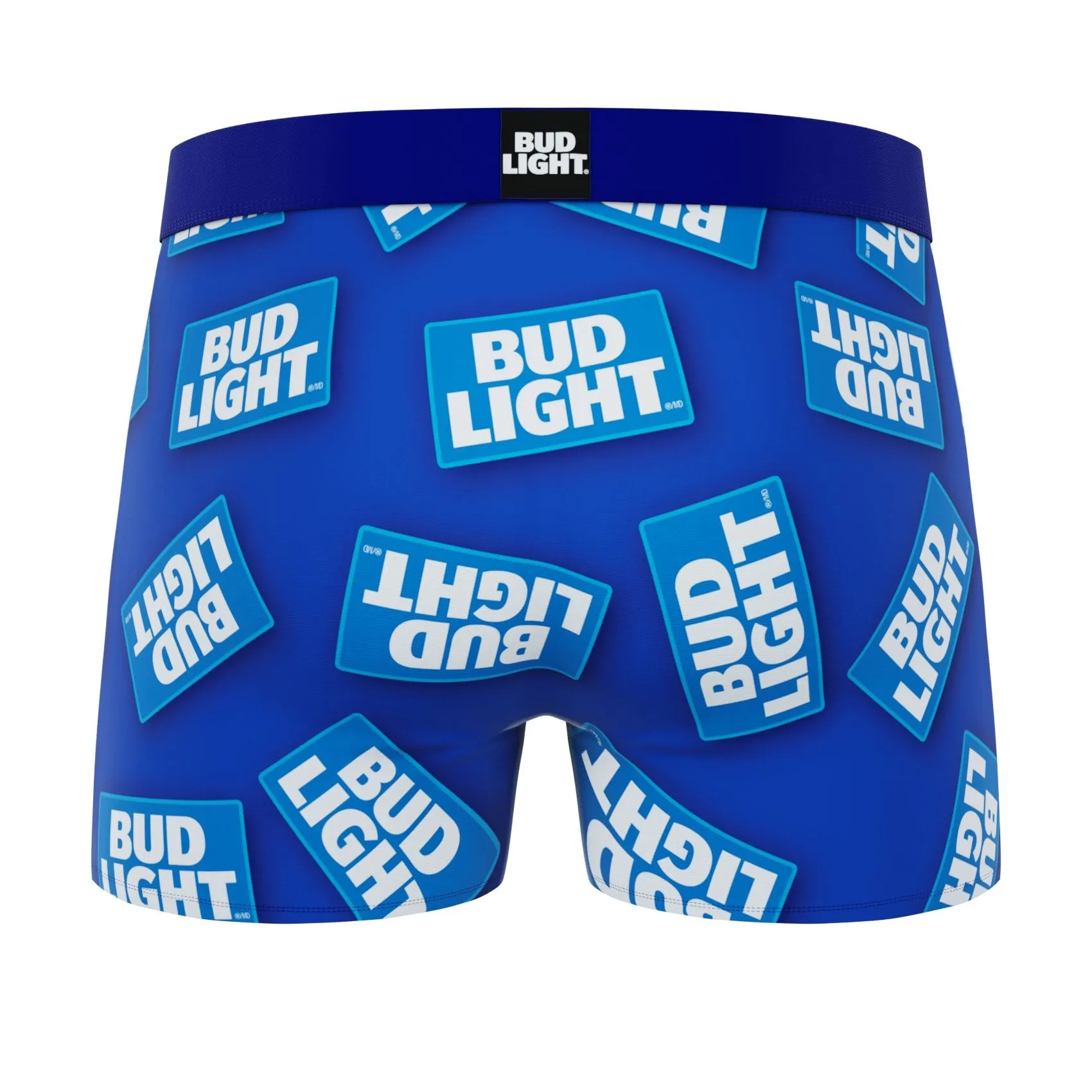 CRAZYBOXER Bud Light Logo Men's Boxer Briefs