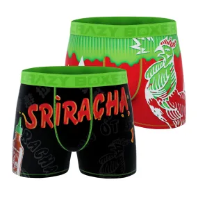 CRAZYBOXER Sriracha Cock Men's Boxer Briefs (2 pack)