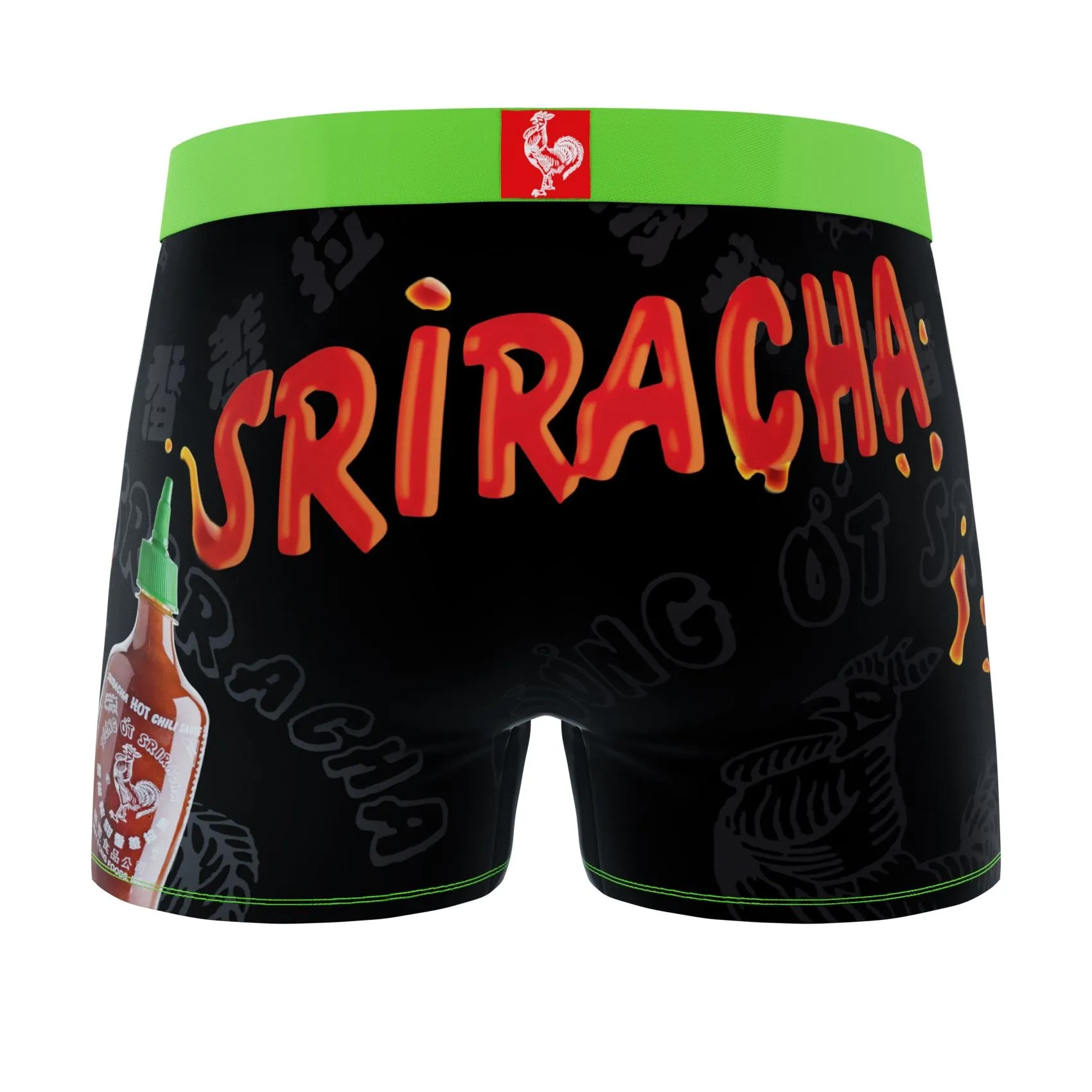 CRAZYBOXER Sriracha Cock Men's Boxer Briefs (2 pack)