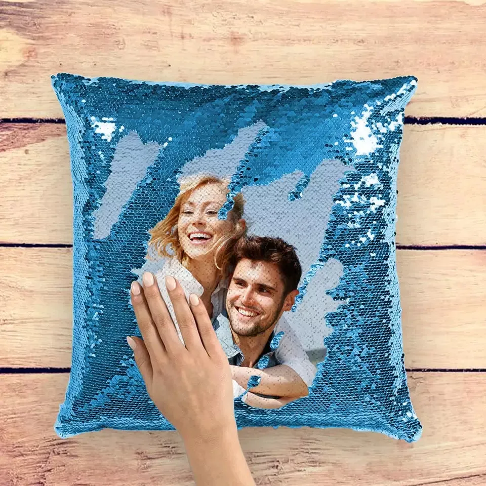 Custom Magic Sequins Decorative Throw Pillows