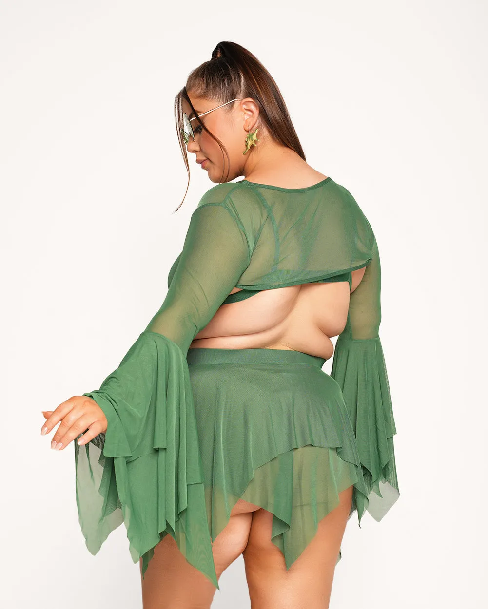 Dark Arts Ultra Crop Top - Green