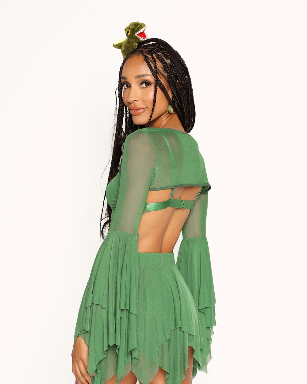 Dark Arts Ultra Crop Top - Green