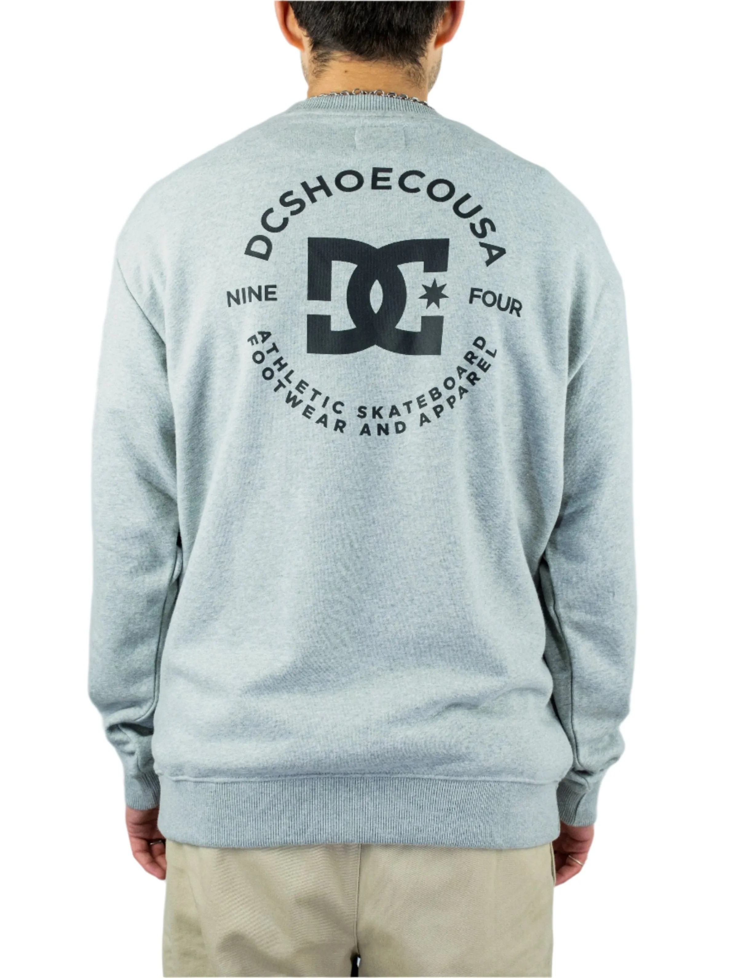 Dc Shoes - Star Pilot - Terry Cloth Crew Sweat Shirt - Heather Grey