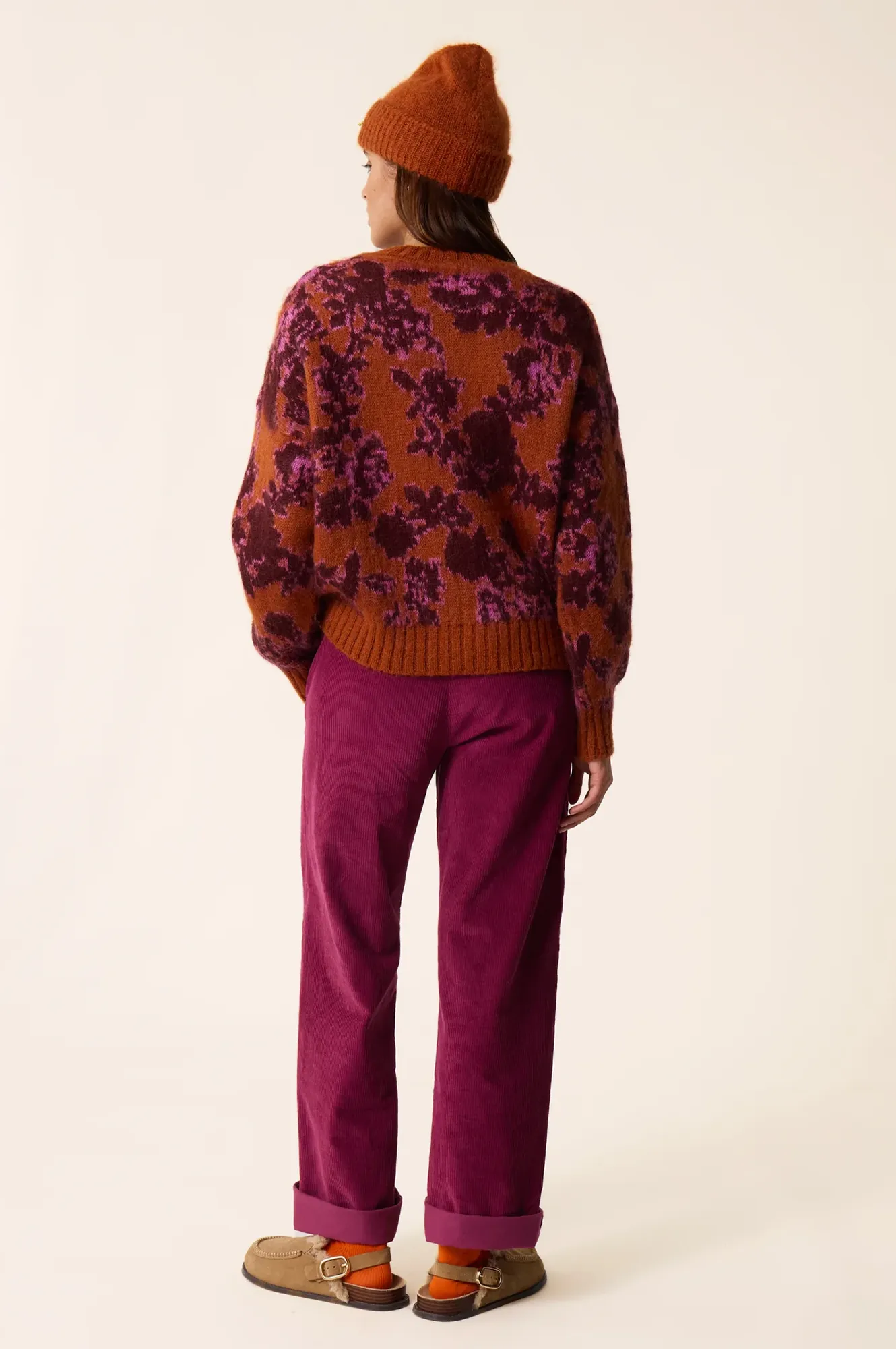 Des Petits Hauts Begonia Flower Sweater