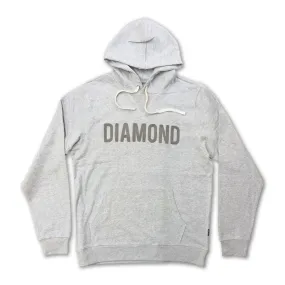 Diamond Supply Co Diamond French Terry Pullover Hoodie Heather Grey