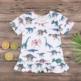 Dinosaurs Ruffle Dress