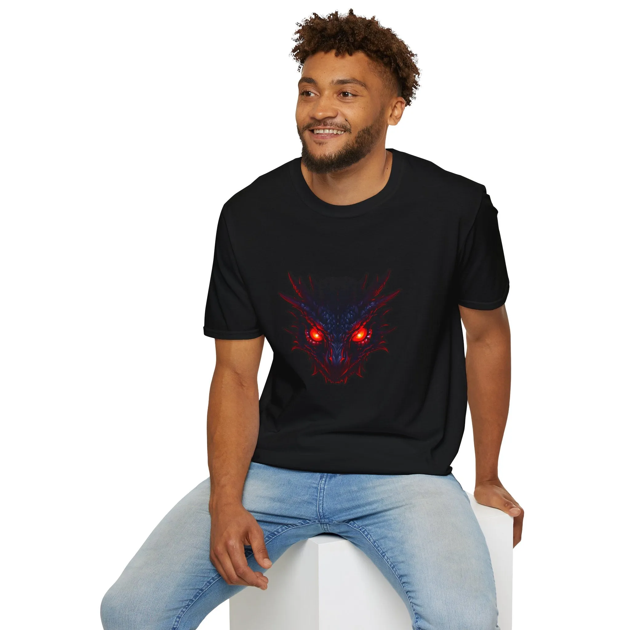 Dragon Head Unisex Softstyle T-Shirt