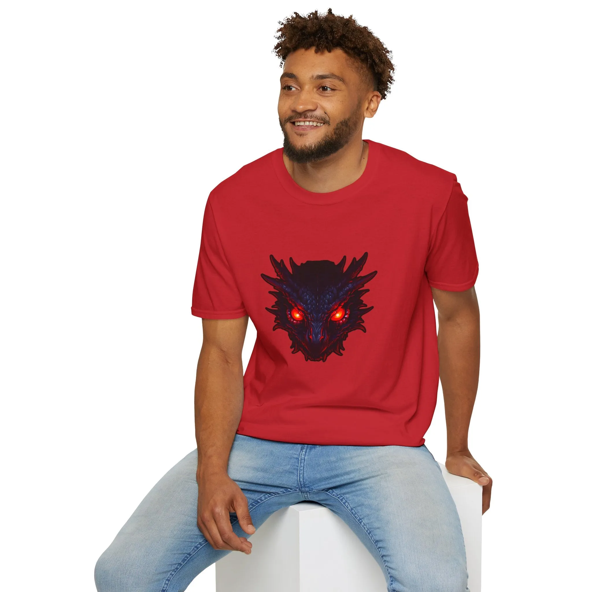 Dragon Head Unisex Softstyle T-Shirt