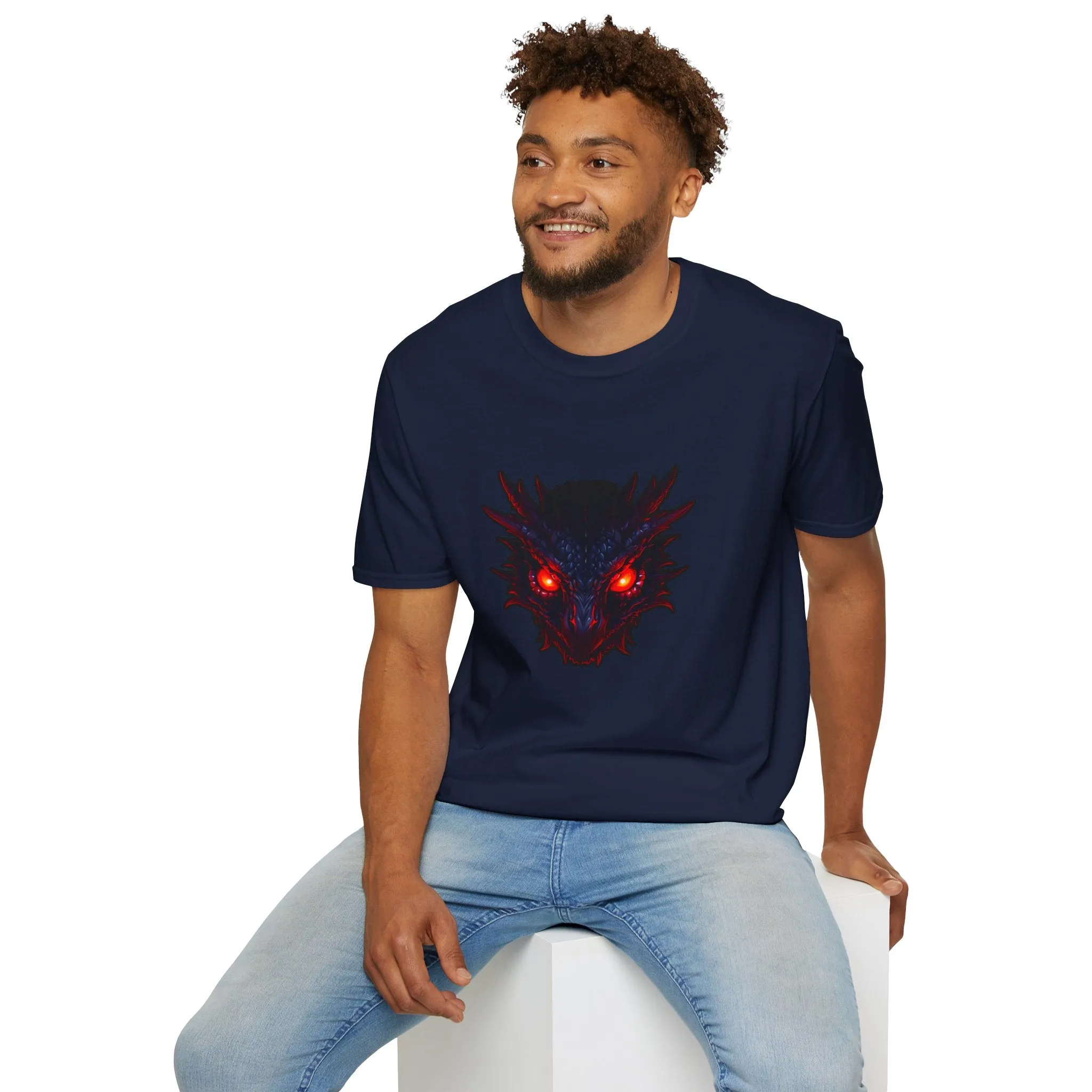 Dragon Head Unisex Softstyle T-Shirt