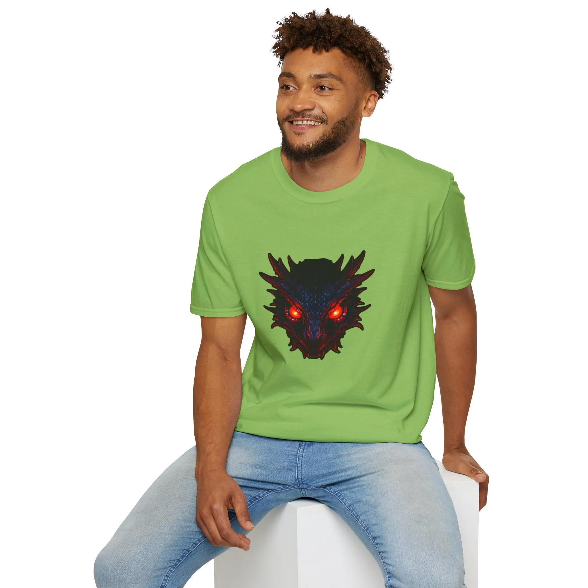 Dragon Head Unisex Softstyle T-Shirt