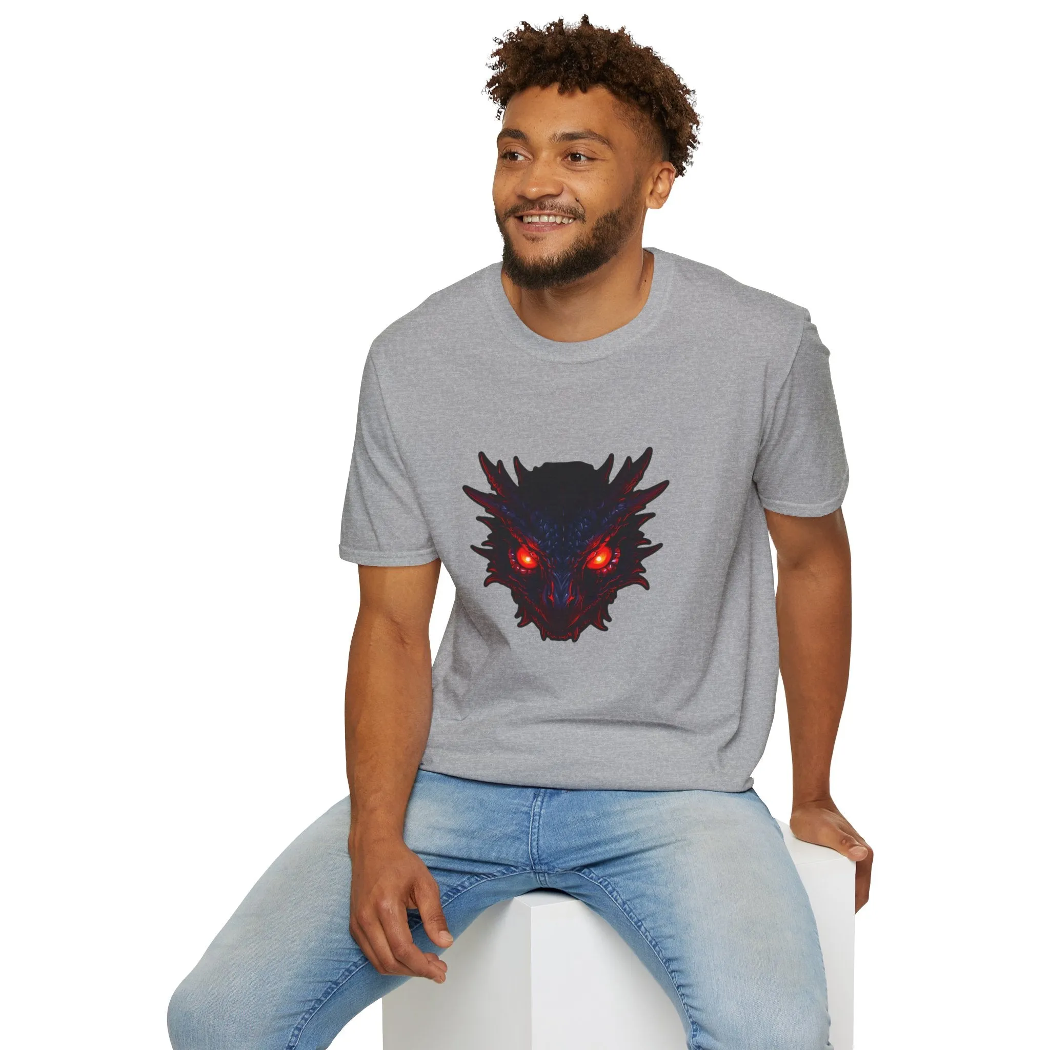 Dragon Head Unisex Softstyle T-Shirt