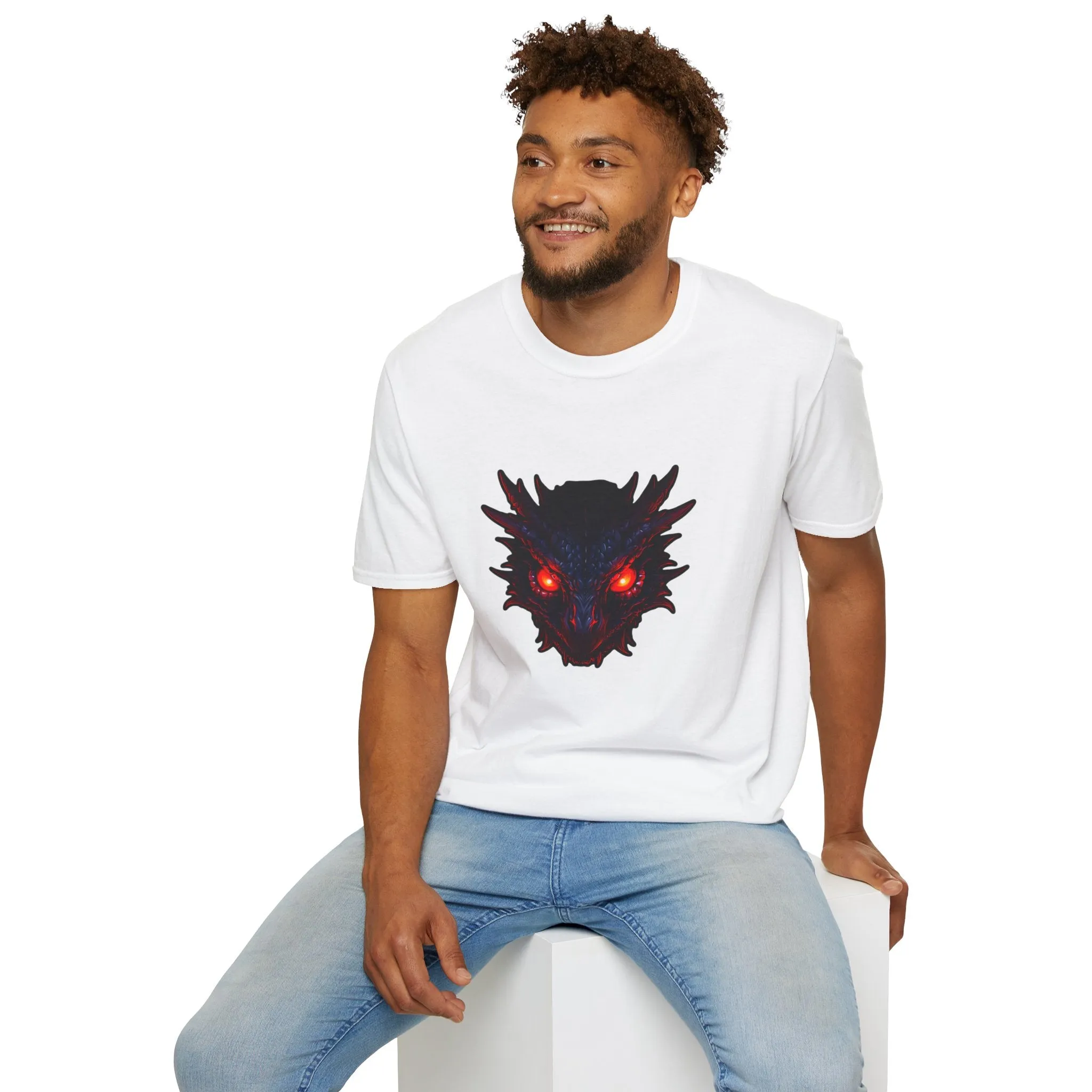 Dragon Head Unisex Softstyle T-Shirt