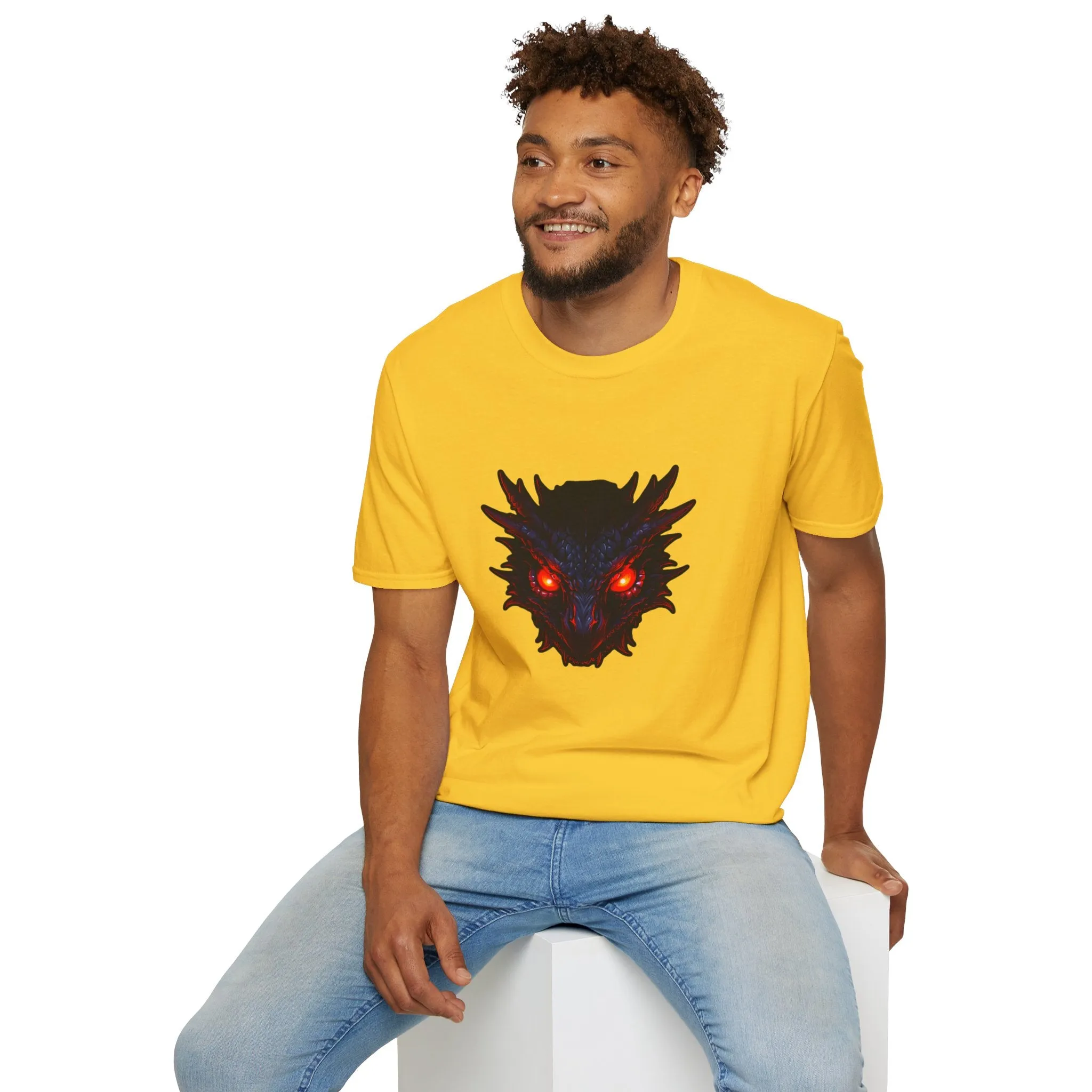 Dragon Head Unisex Softstyle T-Shirt