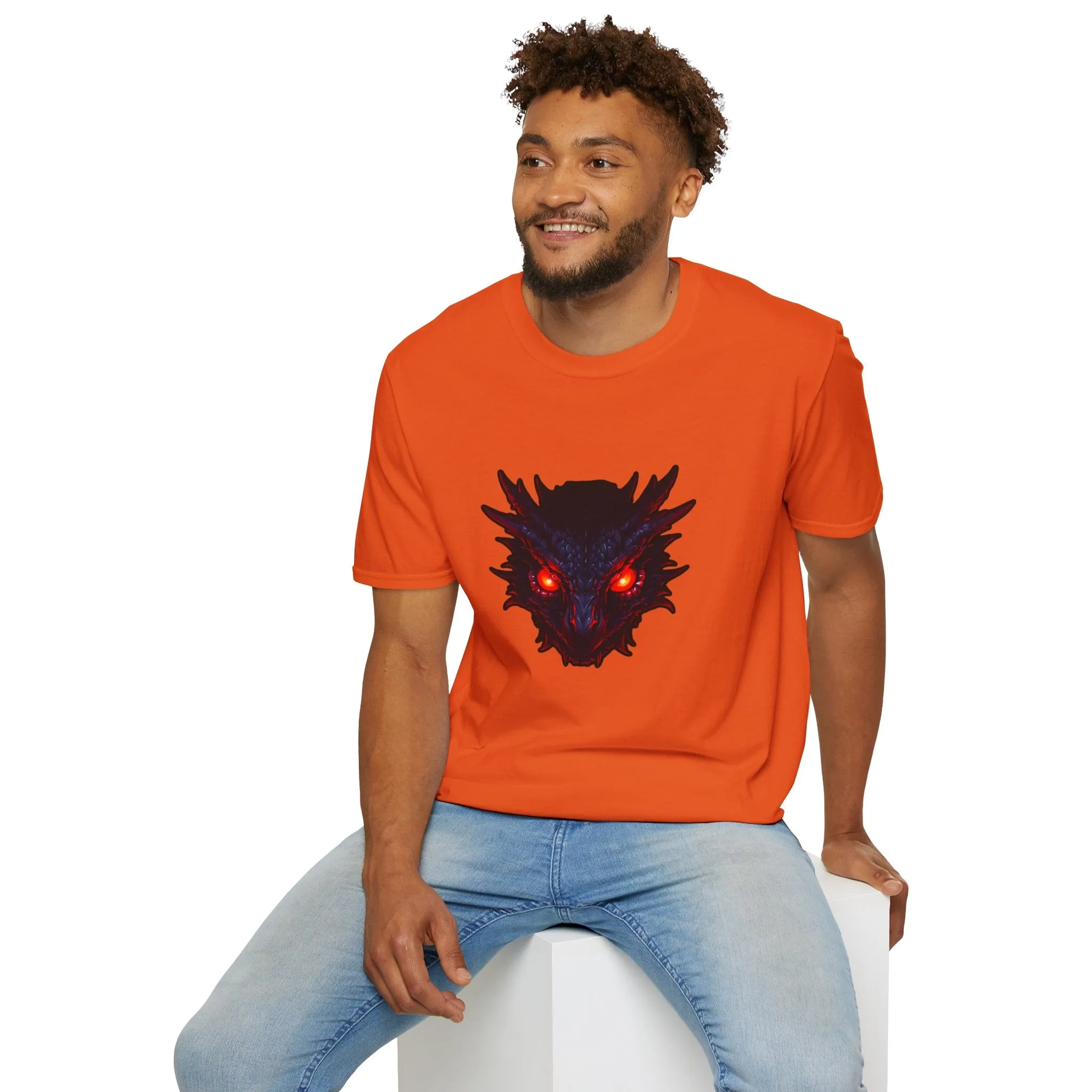 Dragon Head Unisex Softstyle T-Shirt