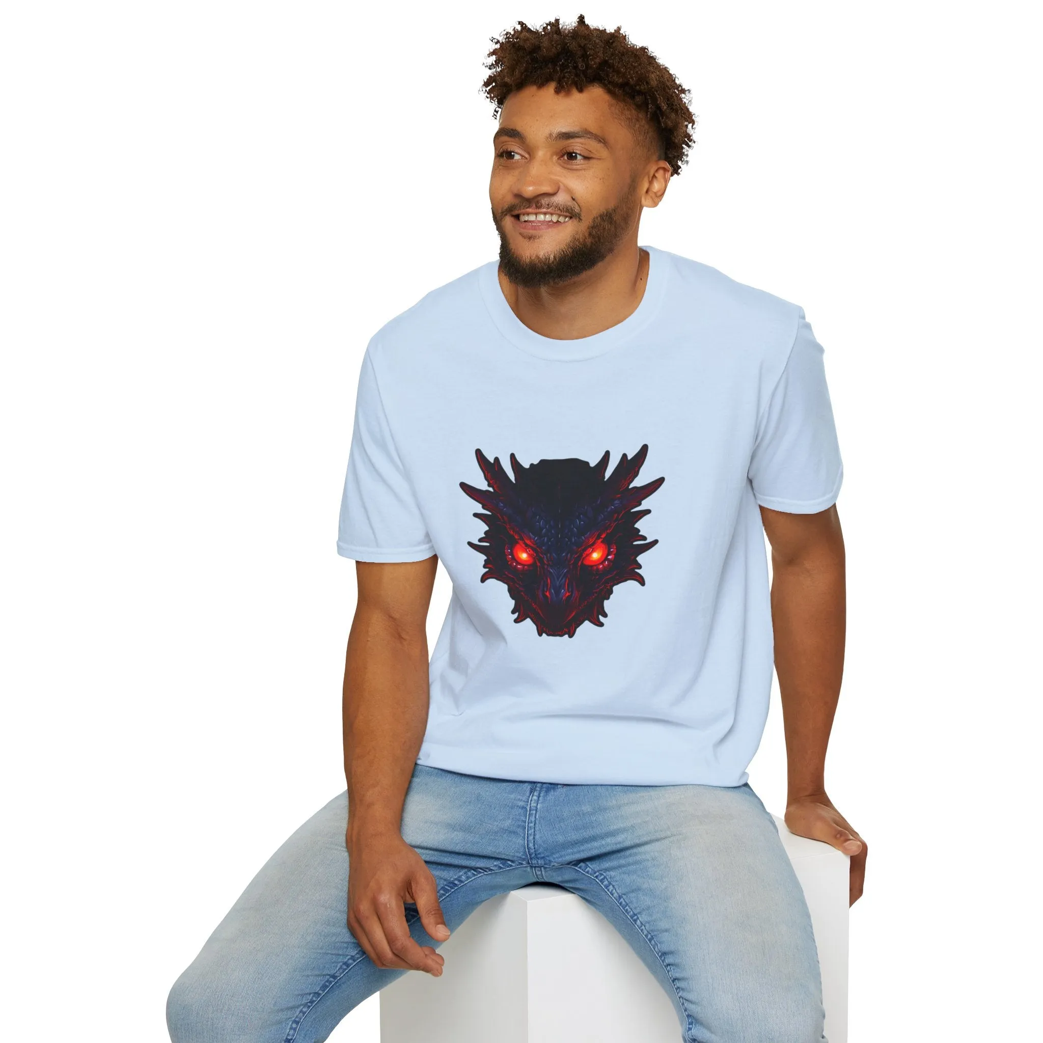 Dragon Head Unisex Softstyle T-Shirt