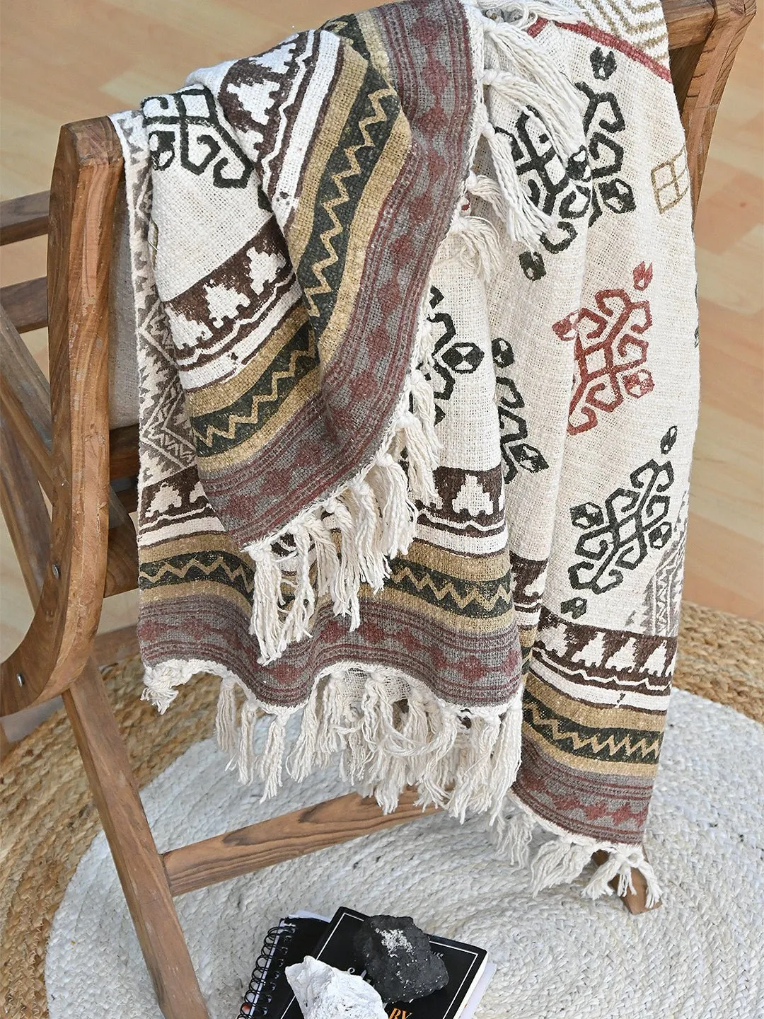 EKATERINA - BLOCK PRINTED THROW