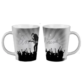 Elvis Tupelo Crowd Surf Latte Coffee Mug