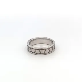 Erin Sandblasted 925 Sterling Silver Wedding Band Ring 4