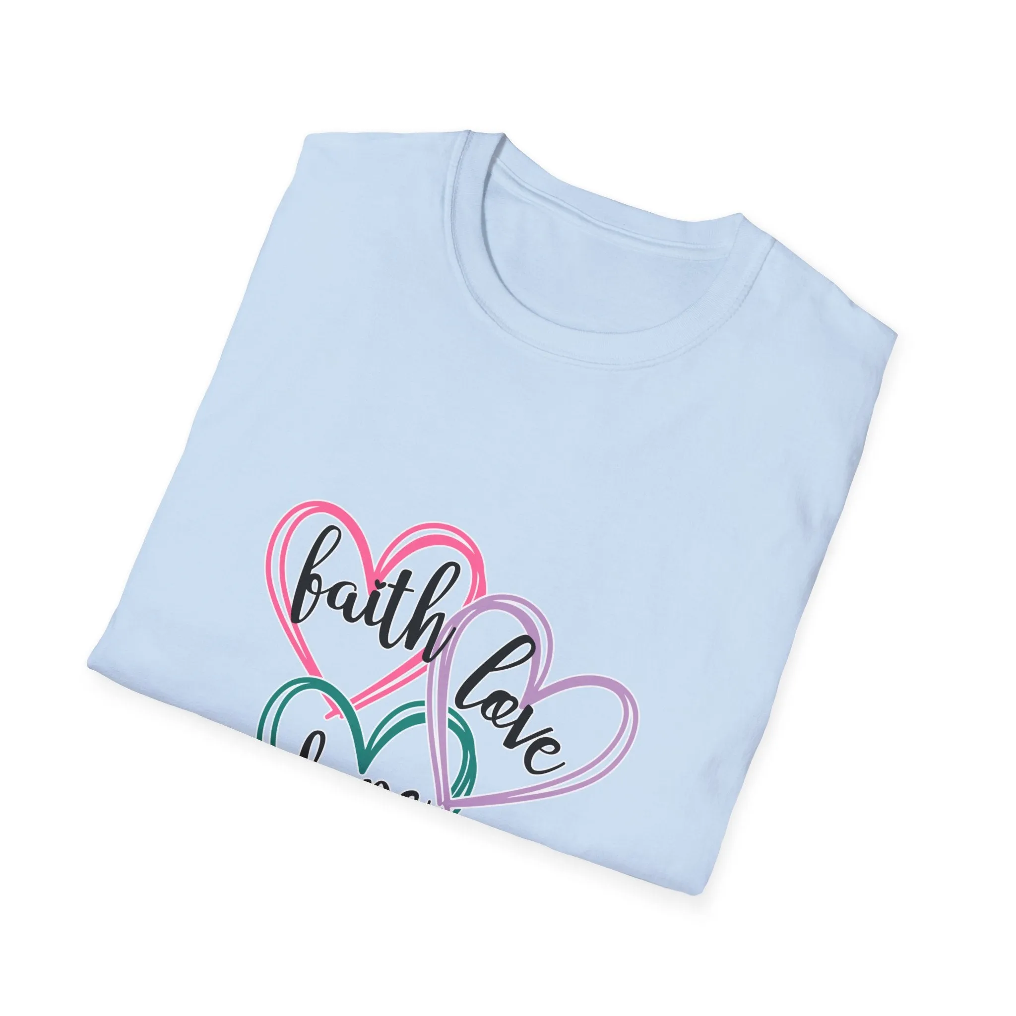 Faith Hope Love Unisex Softstyle T-Shirt