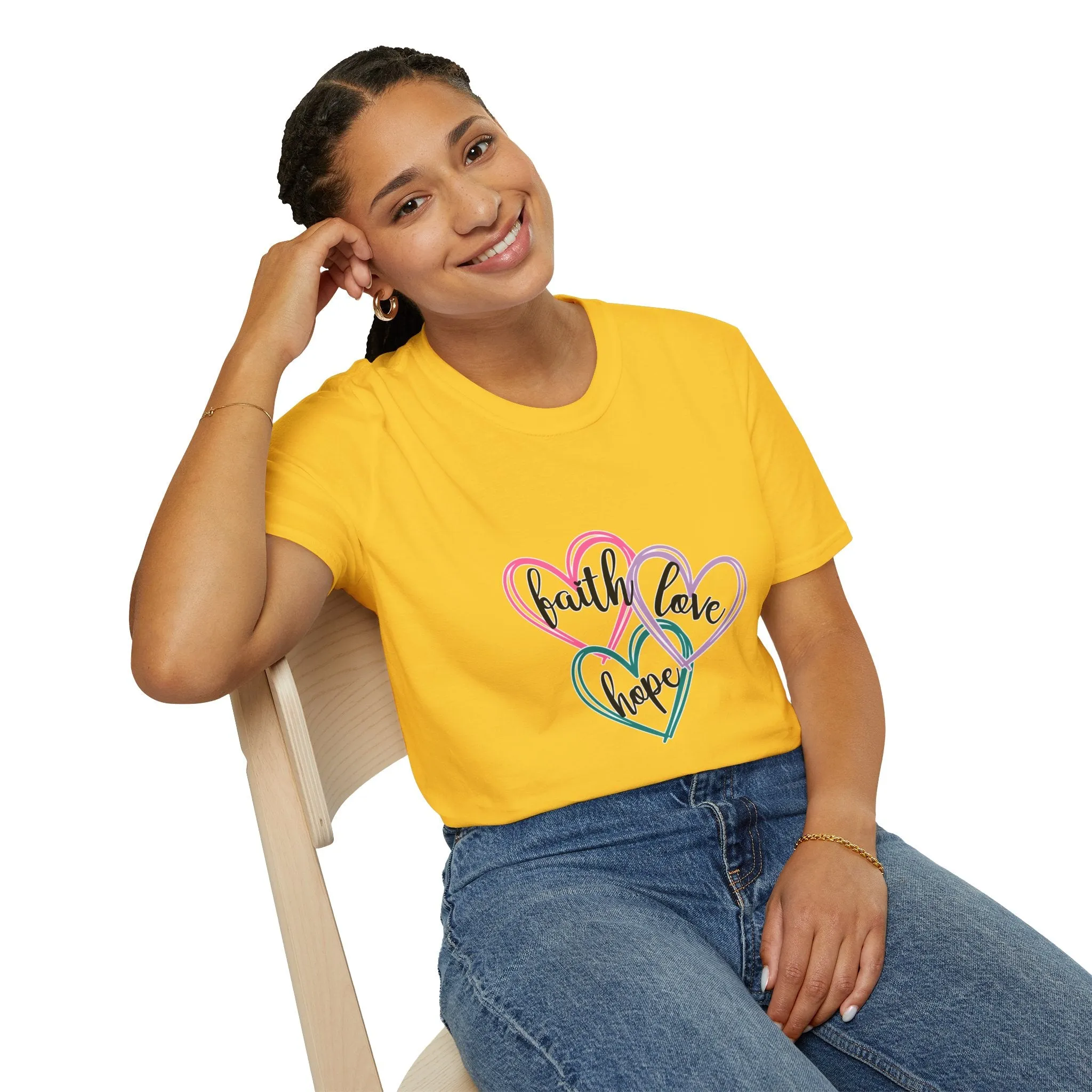 Faith Hope Love Unisex Softstyle T-Shirt