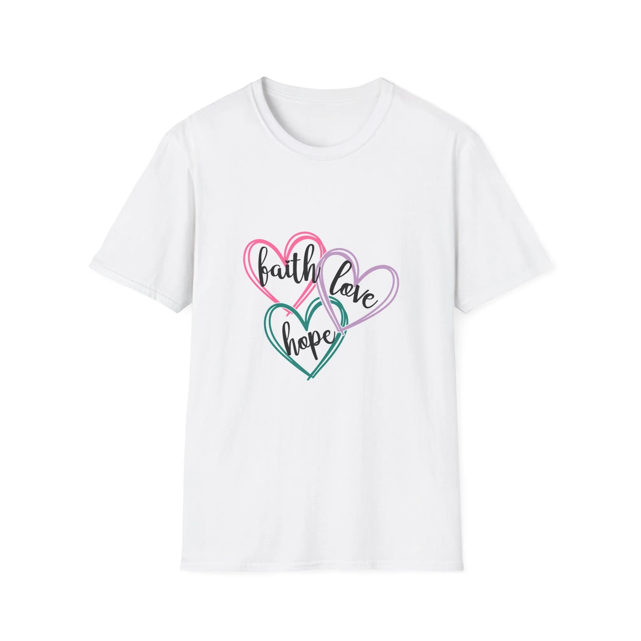 Faith Hope Love Unisex Softstyle T-Shirt