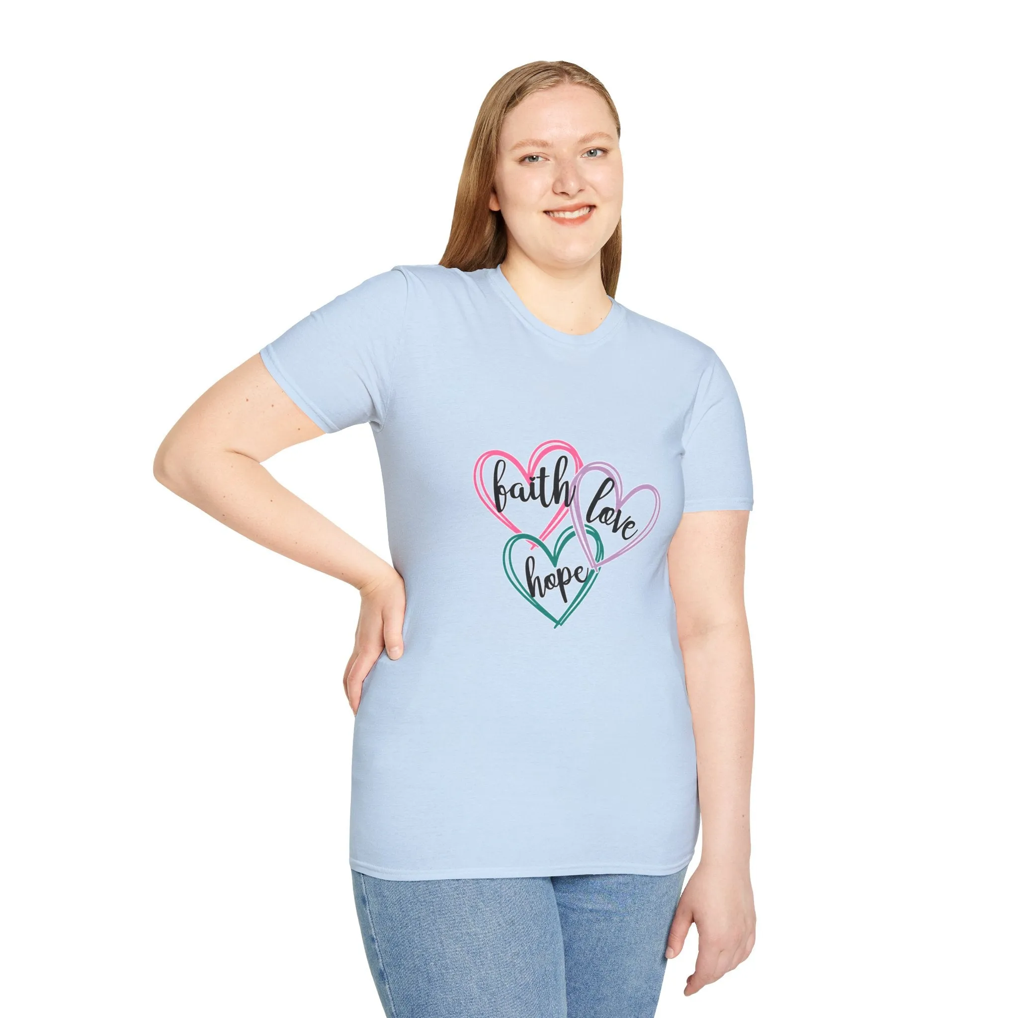 Faith Hope Love Unisex Softstyle T-Shirt