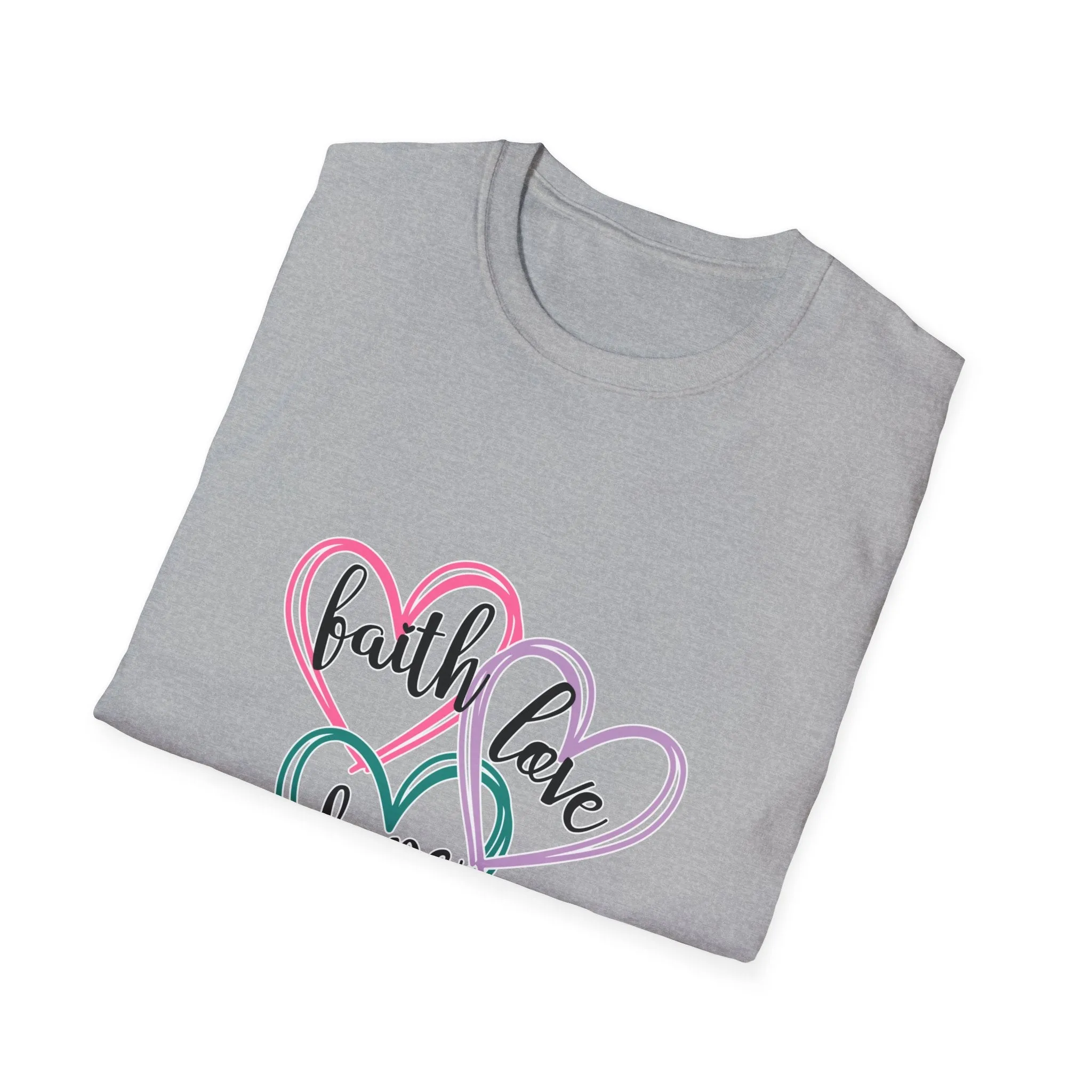 Faith Hope Love Unisex Softstyle T-Shirt