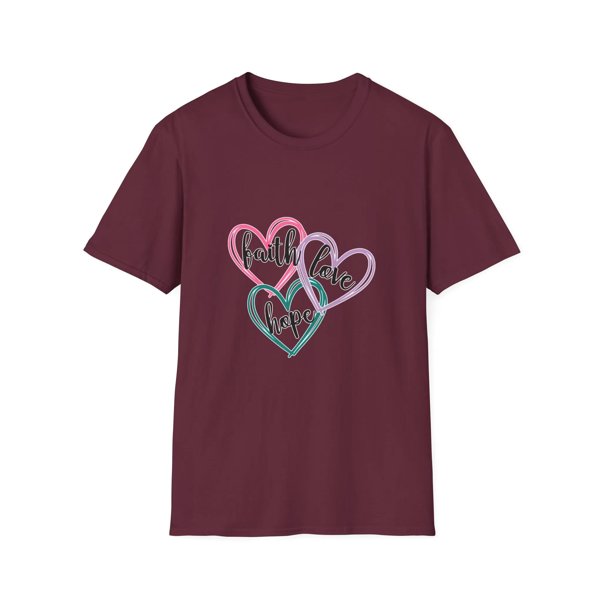 Faith Hope Love Unisex Softstyle T-Shirt