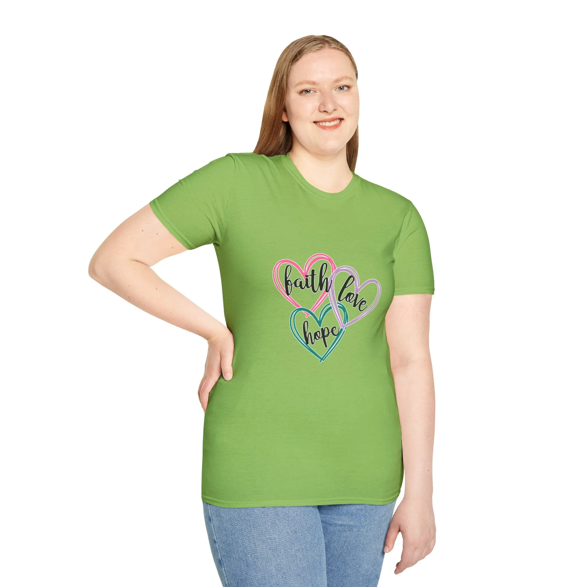 Faith Hope Love Unisex Softstyle T-Shirt