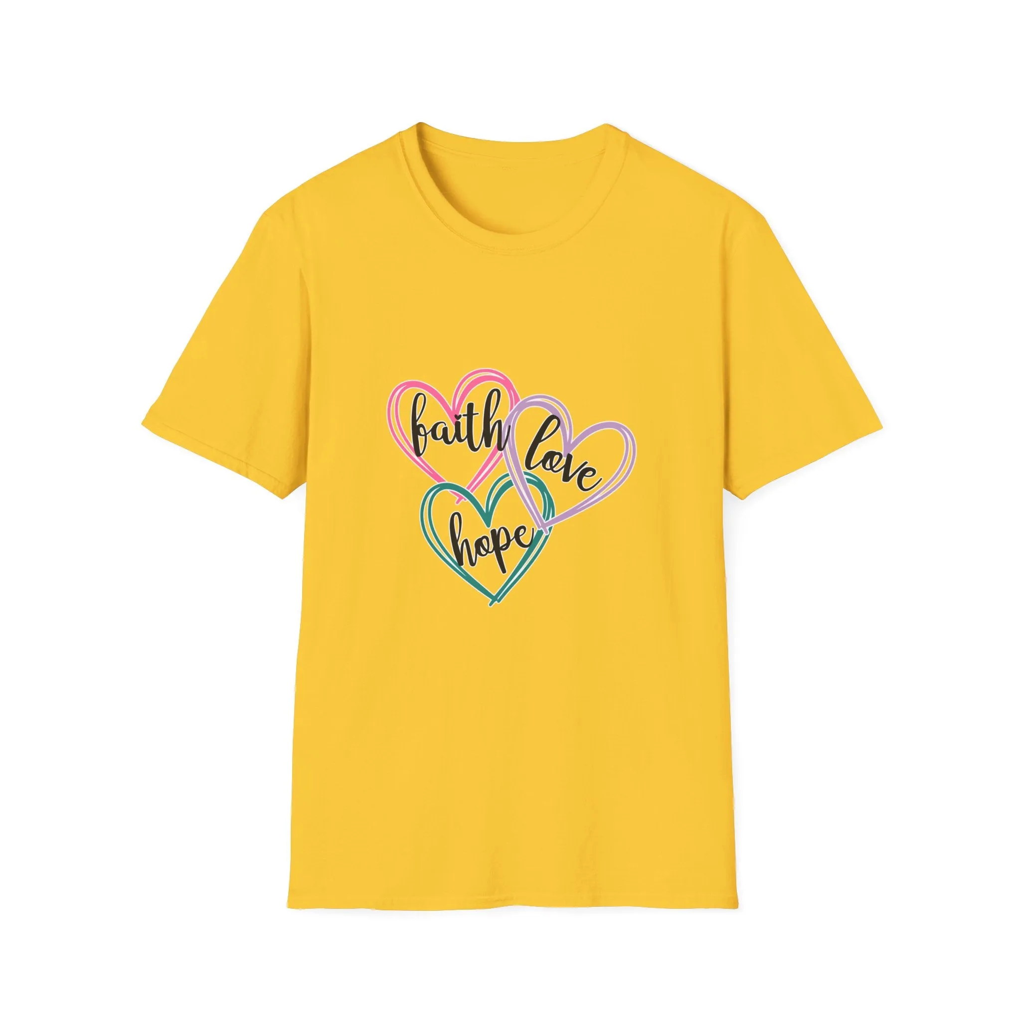 Faith Hope Love Unisex Softstyle T-Shirt