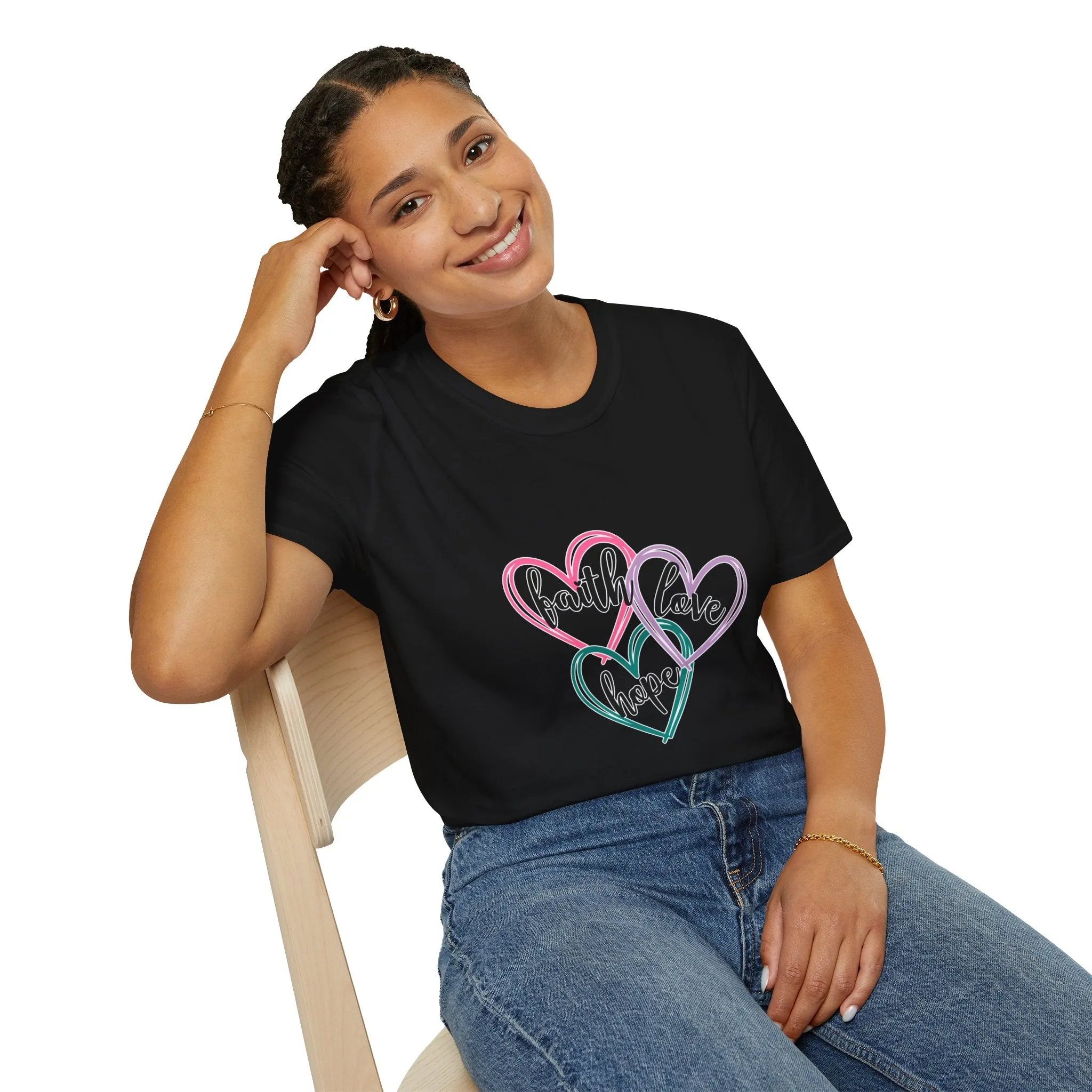 Faith Hope Love Unisex Softstyle T-Shirt