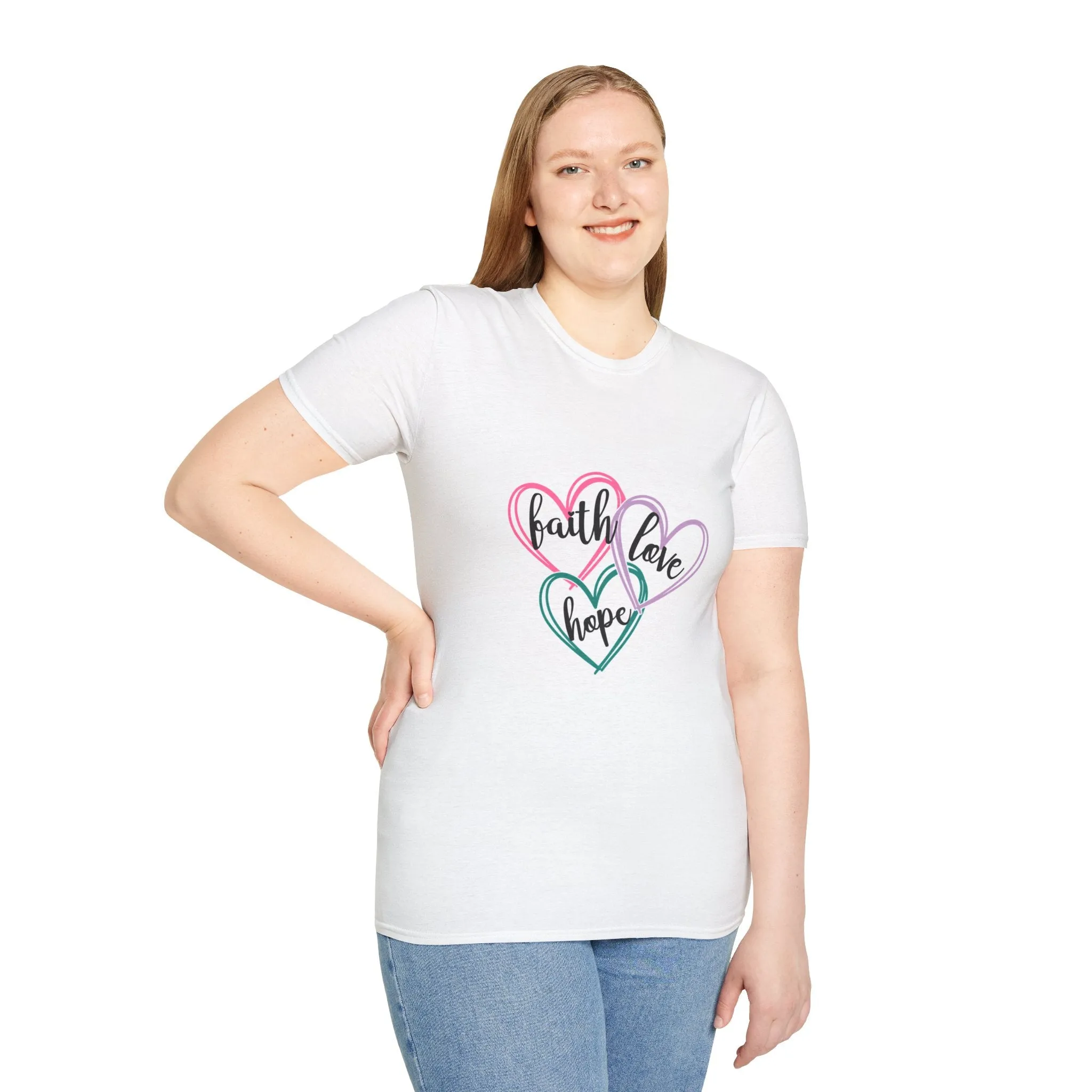 Faith Hope Love Unisex Softstyle T-Shirt