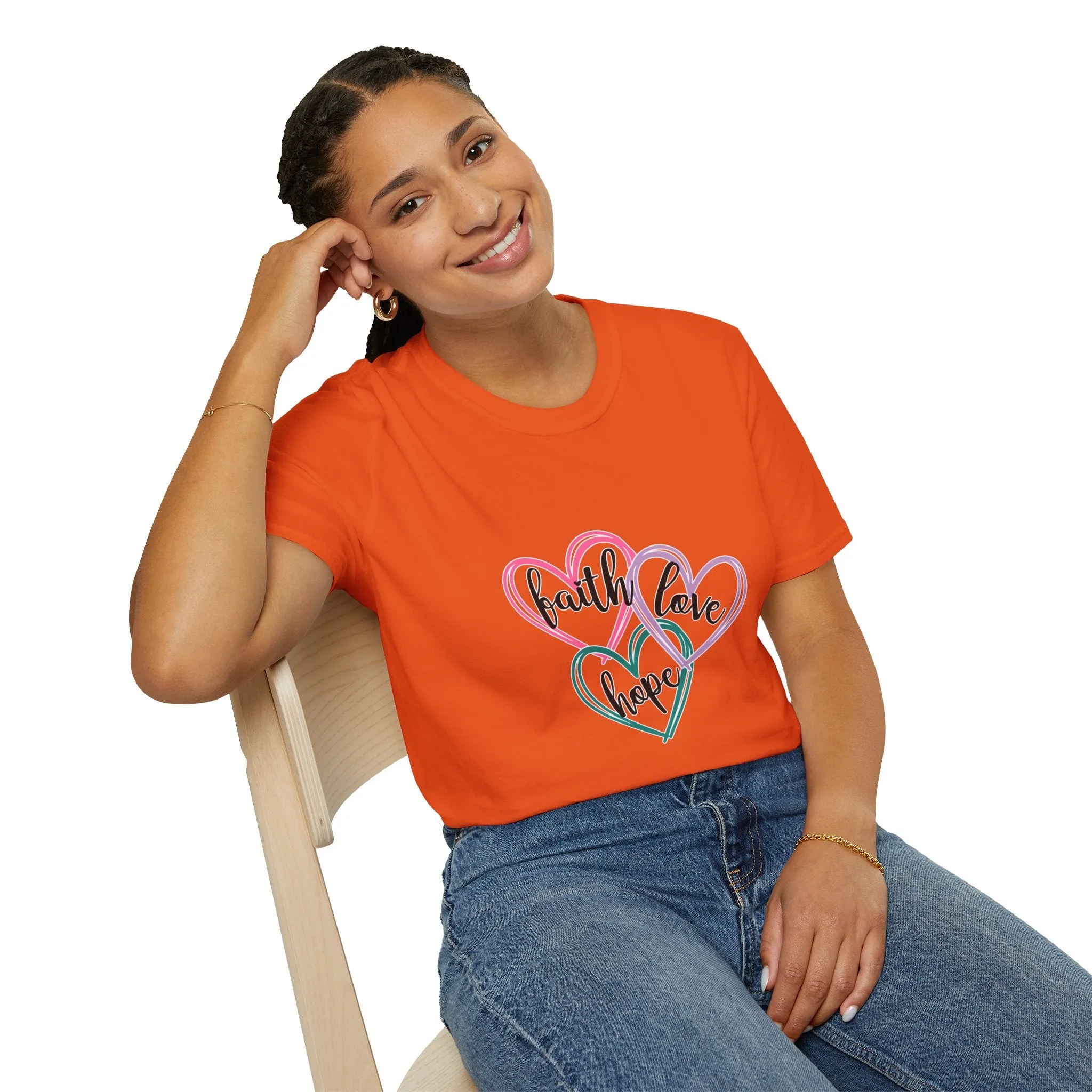 Faith Hope Love Unisex Softstyle T-Shirt