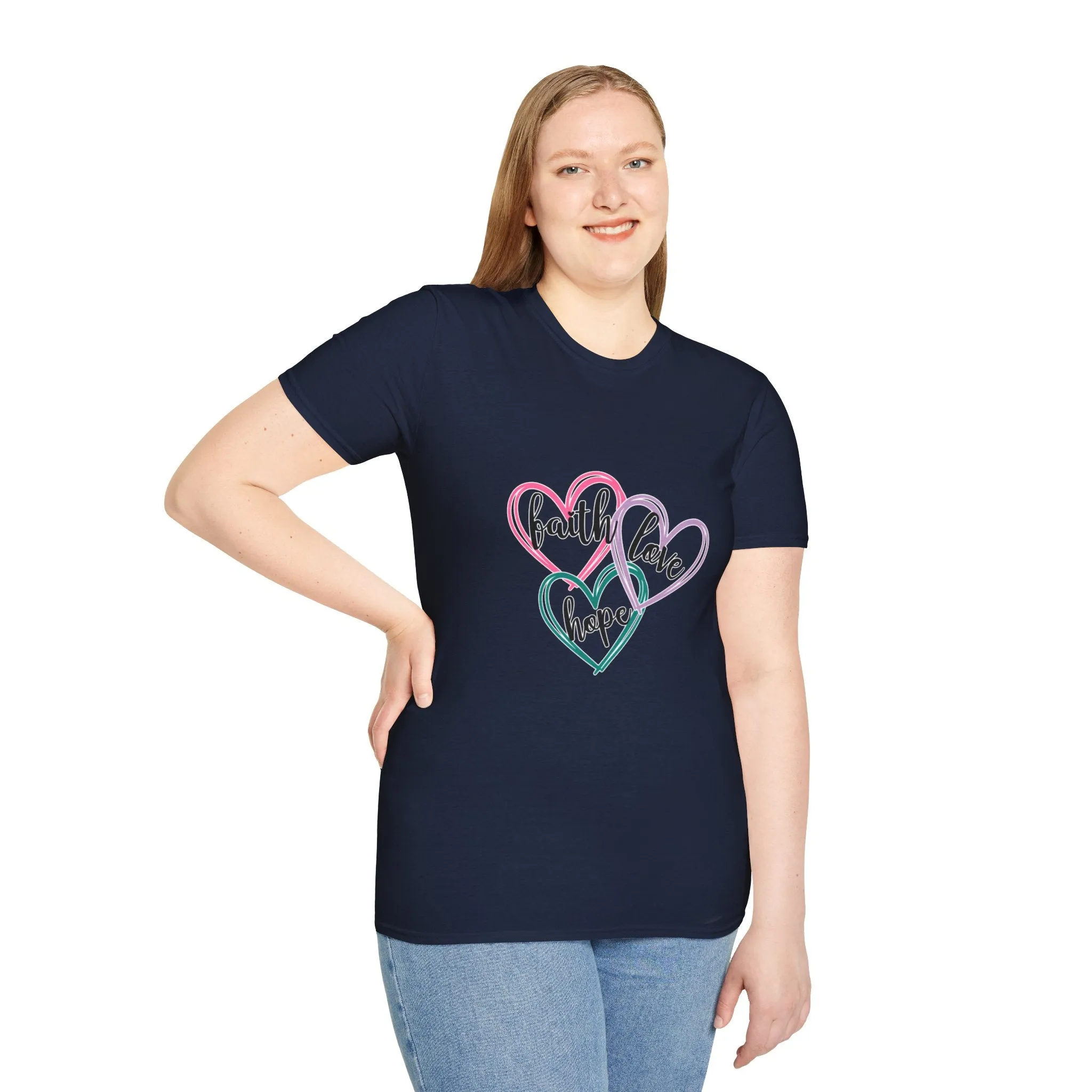 Faith Hope Love Unisex Softstyle T-Shirt