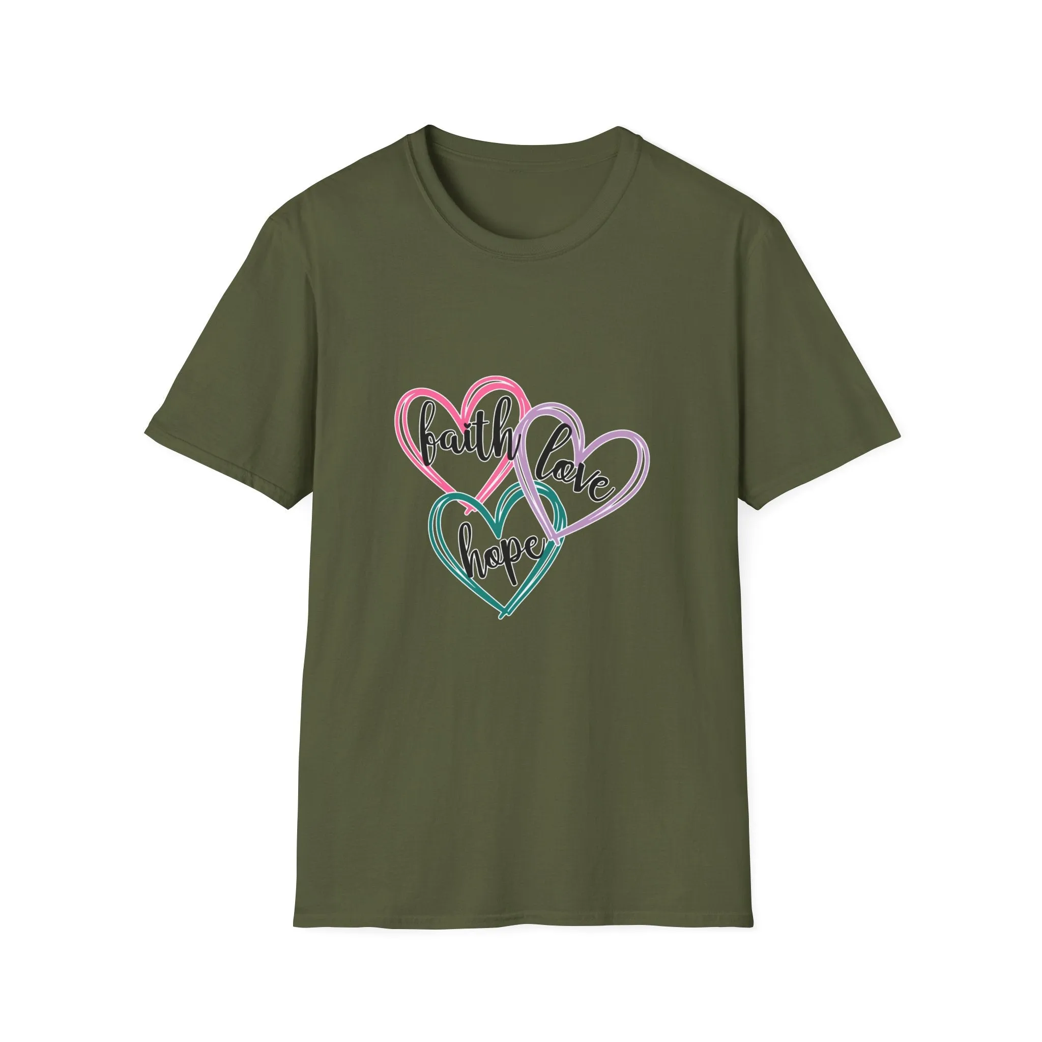 Faith Hope Love Unisex Softstyle T-Shirt