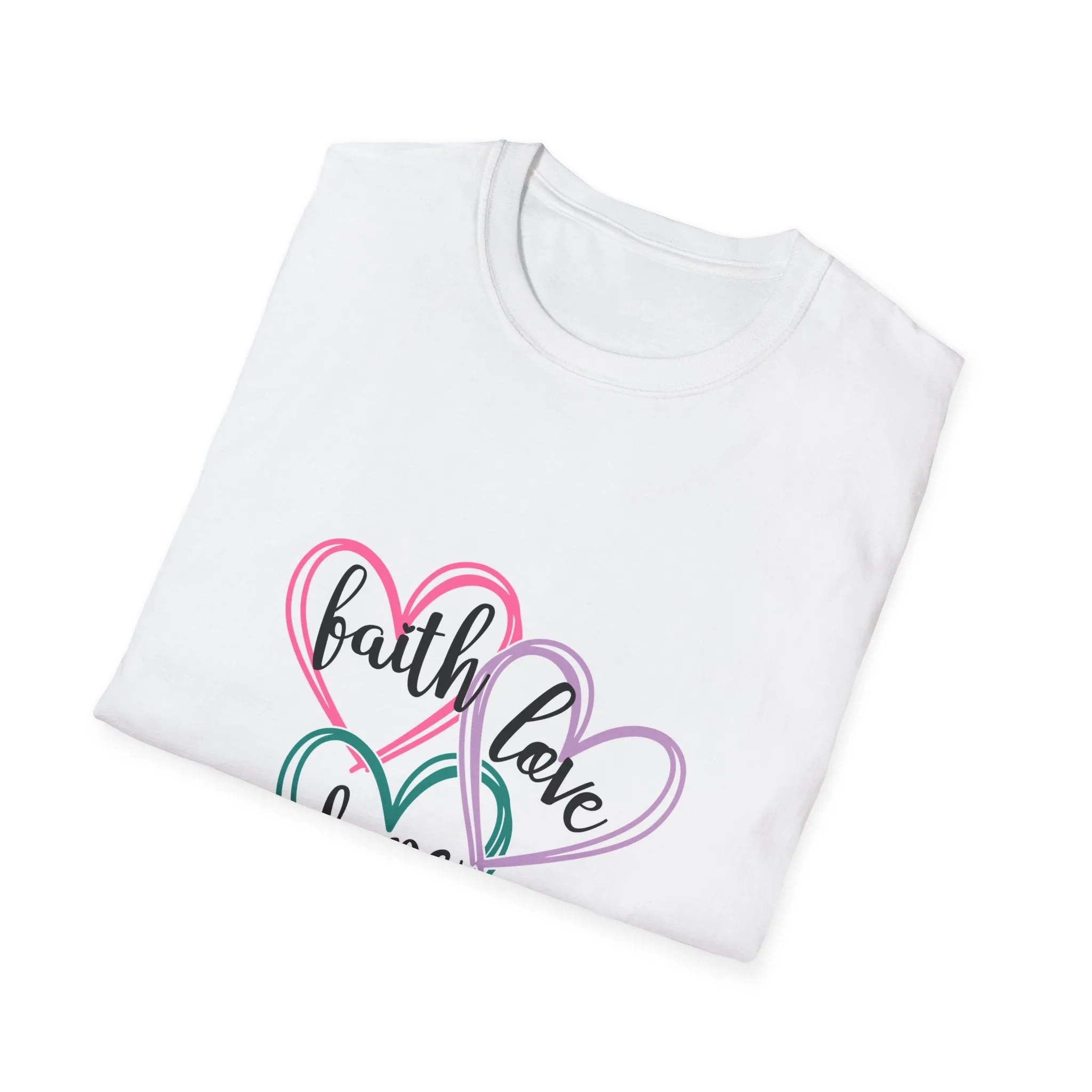 Faith Hope Love Unisex Softstyle T-Shirt