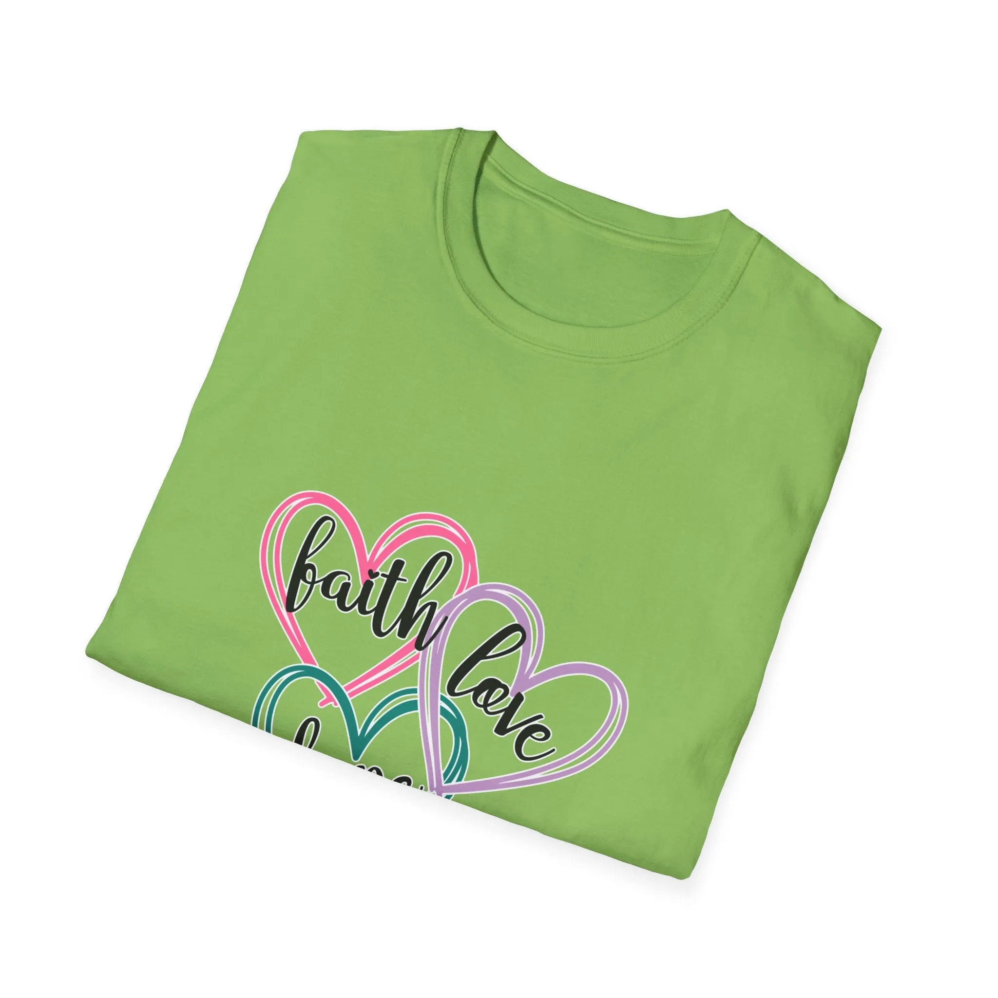 Faith Hope Love Unisex Softstyle T-Shirt