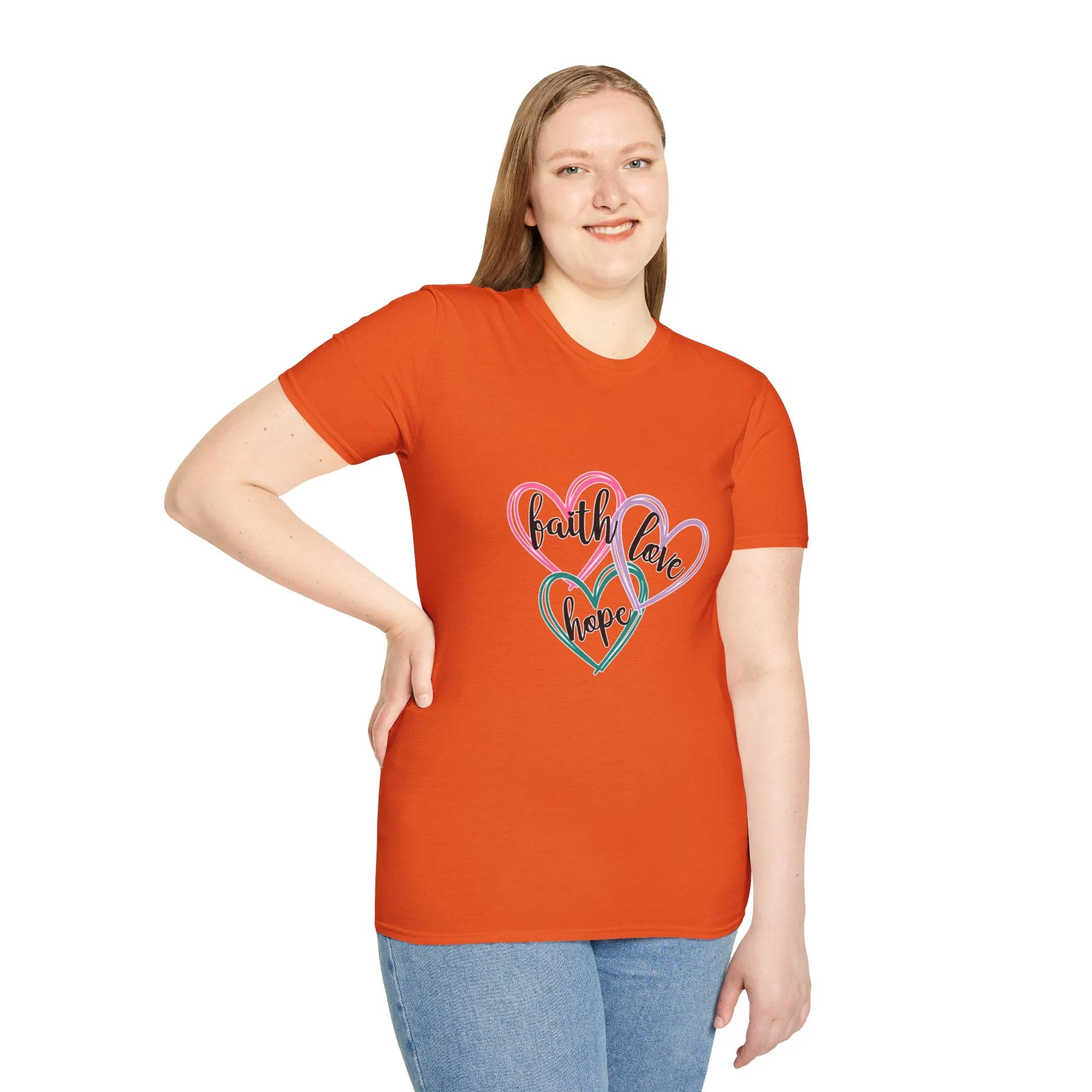 Faith Hope Love Unisex Softstyle T-Shirt