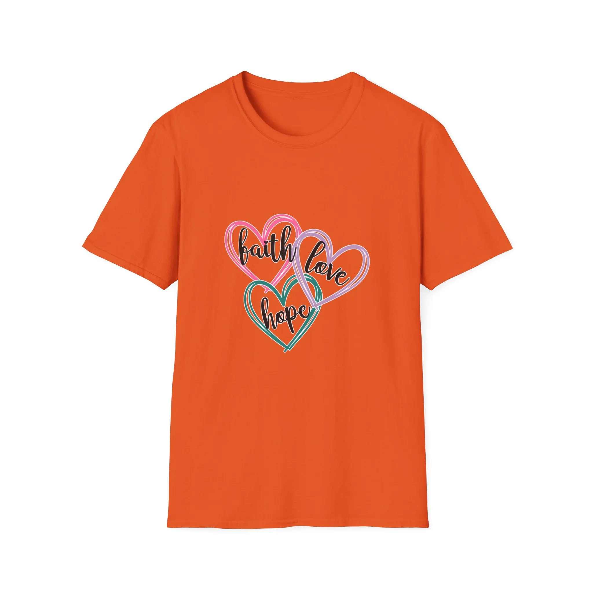 Faith Hope Love Unisex Softstyle T-Shirt