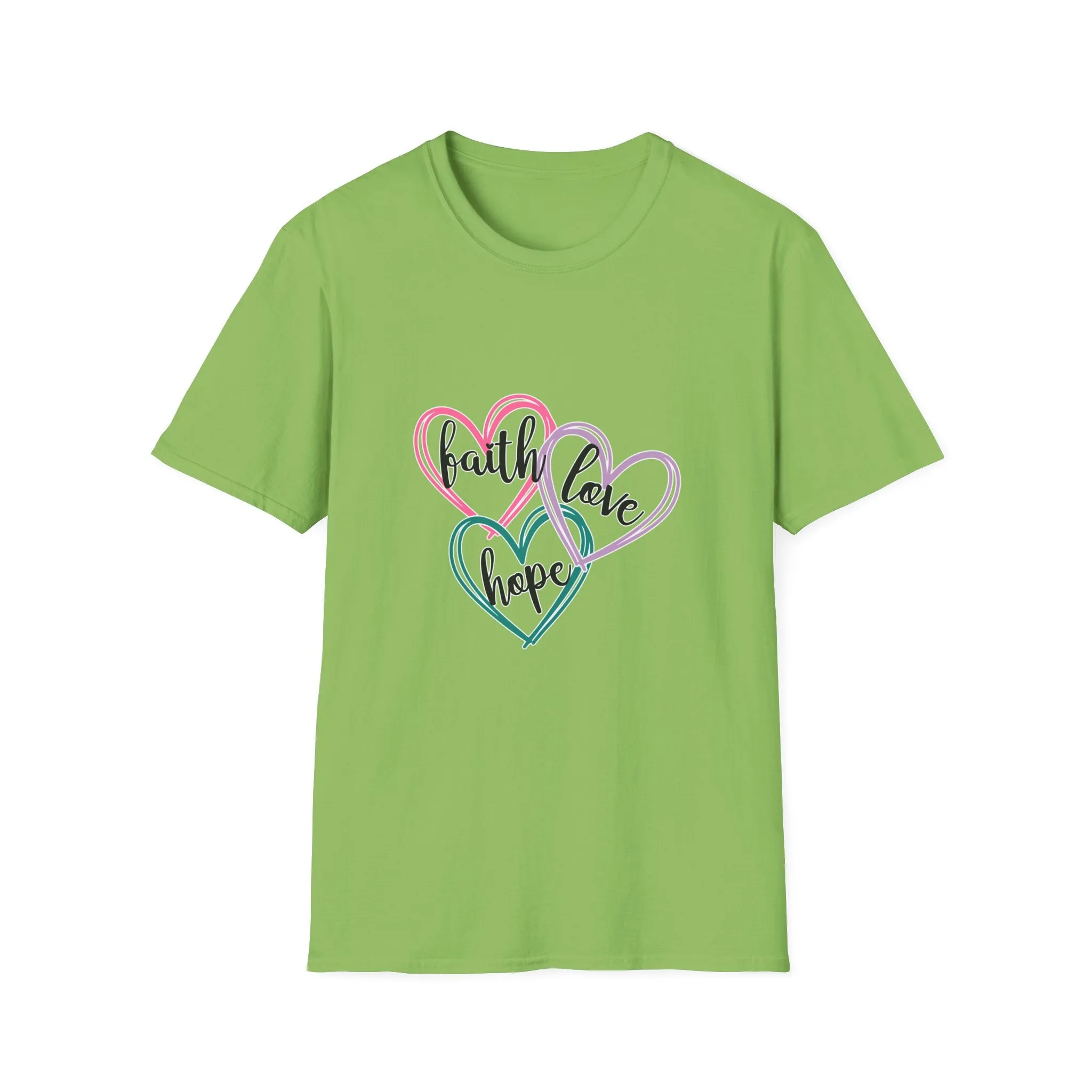 Faith Hope Love Unisex Softstyle T-Shirt