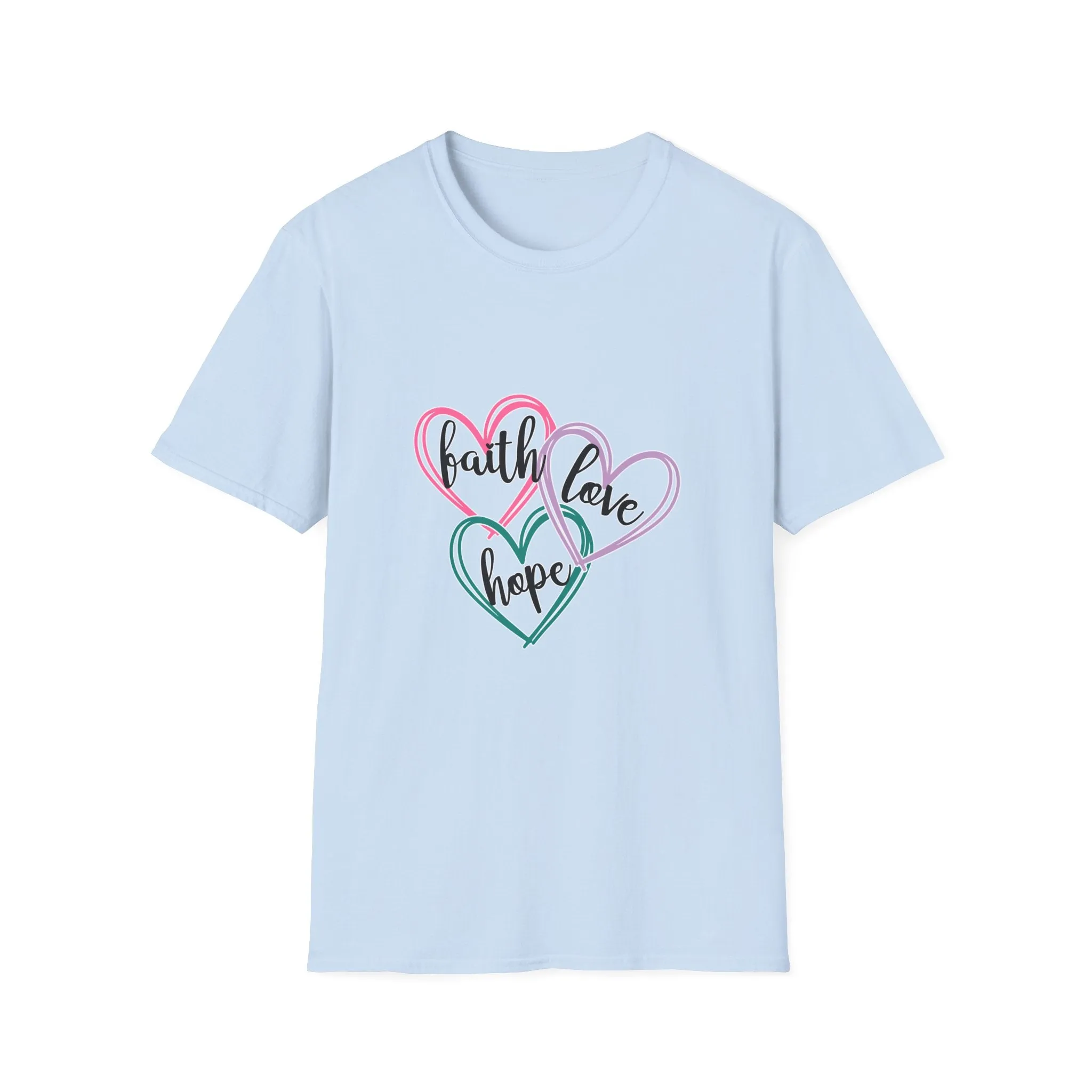 Faith Hope Love Unisex Softstyle T-Shirt