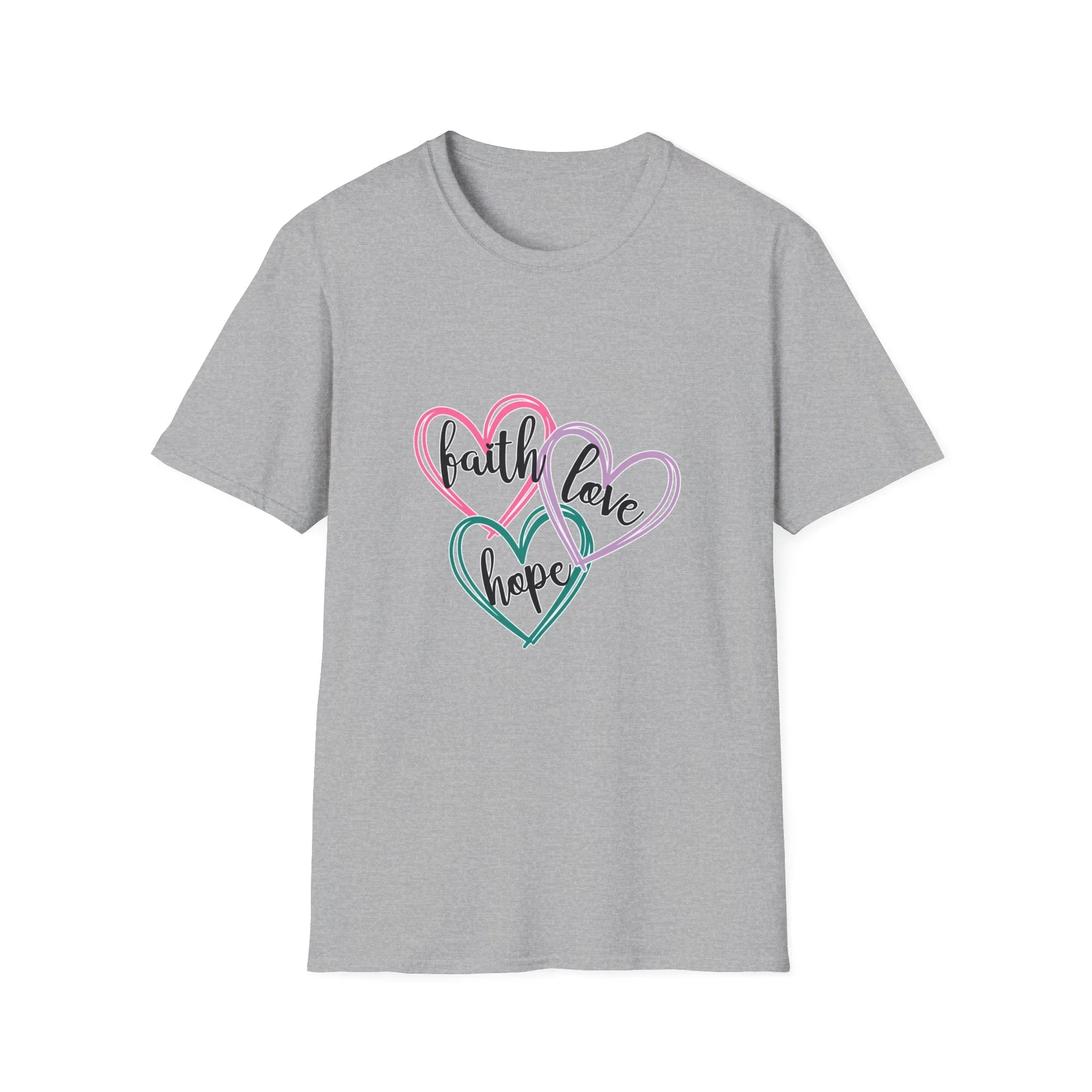 Faith Hope Love Unisex Softstyle T-Shirt