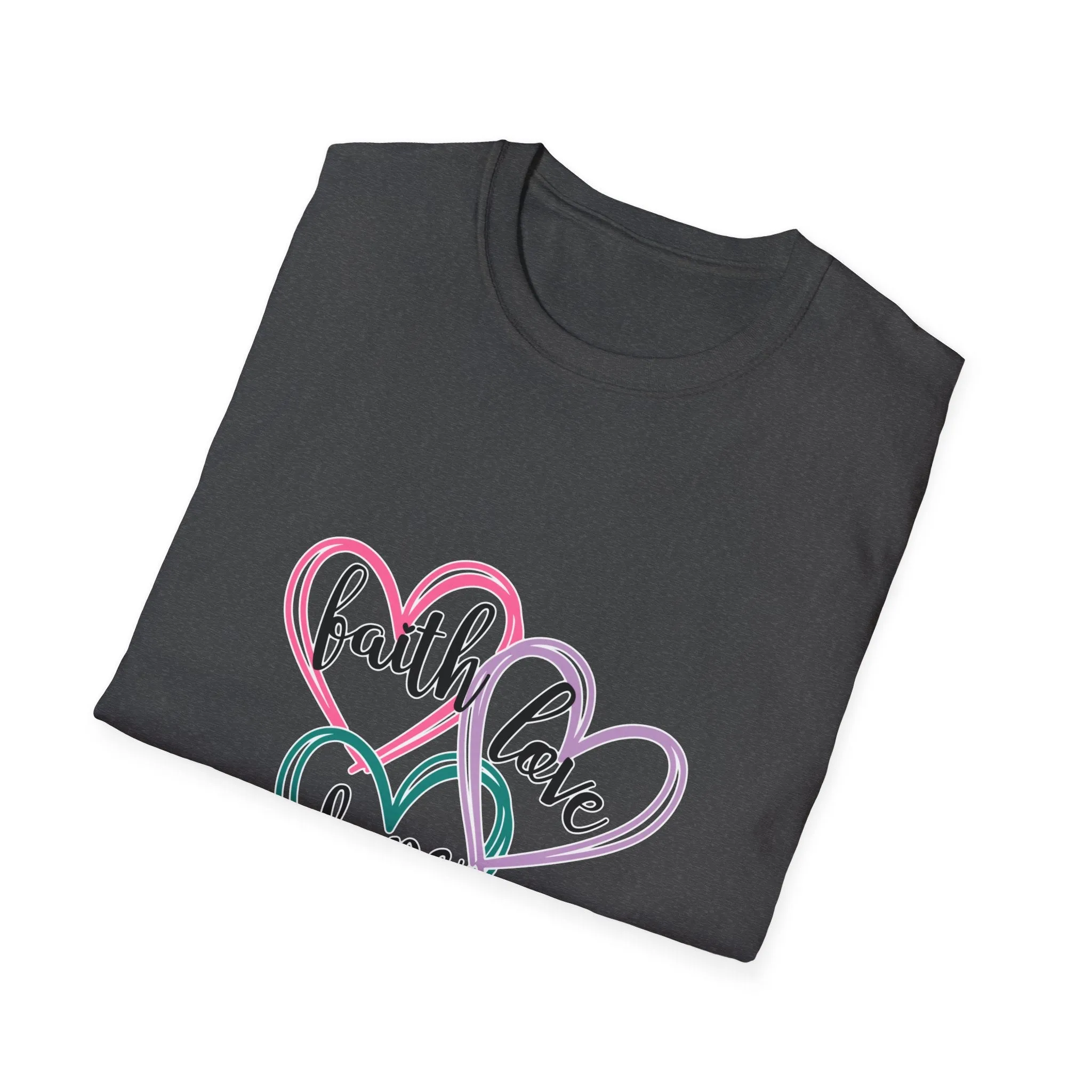 Faith Hope Love Unisex Softstyle T-Shirt