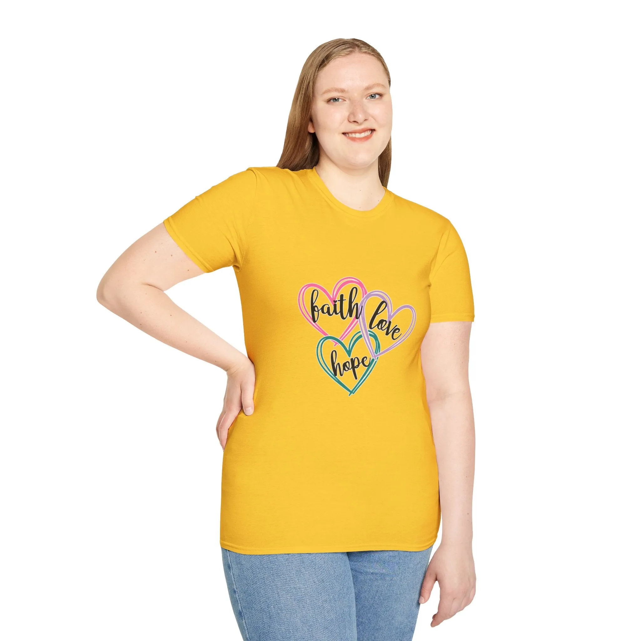 Faith Hope Love Unisex Softstyle T-Shirt