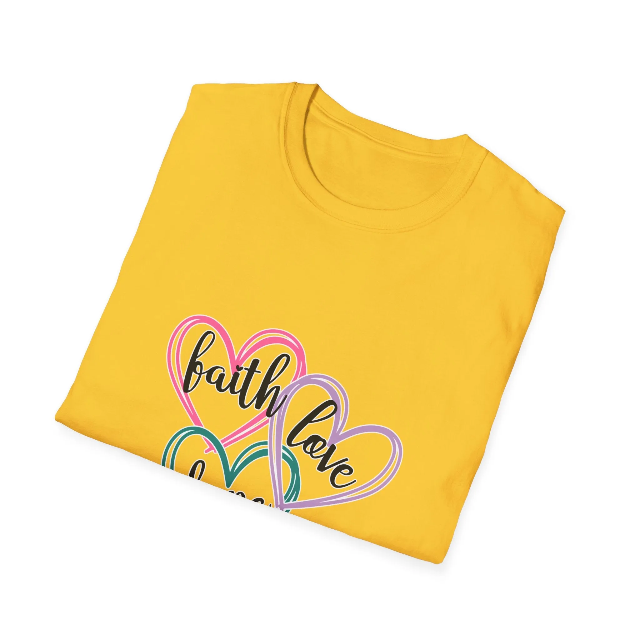 Faith Hope Love Unisex Softstyle T-Shirt