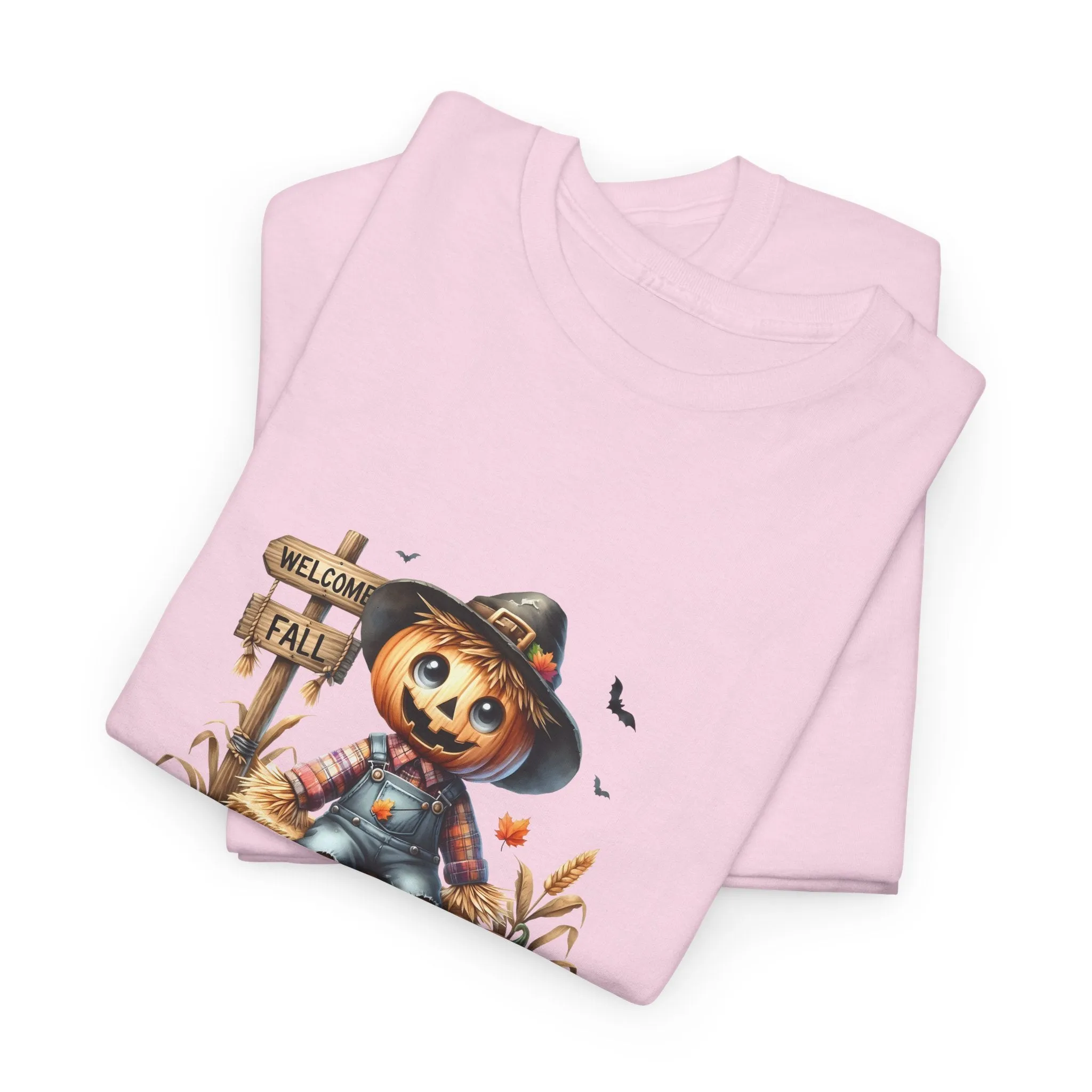 Fall Scarecrow Unisex Heavy Cotton Tee